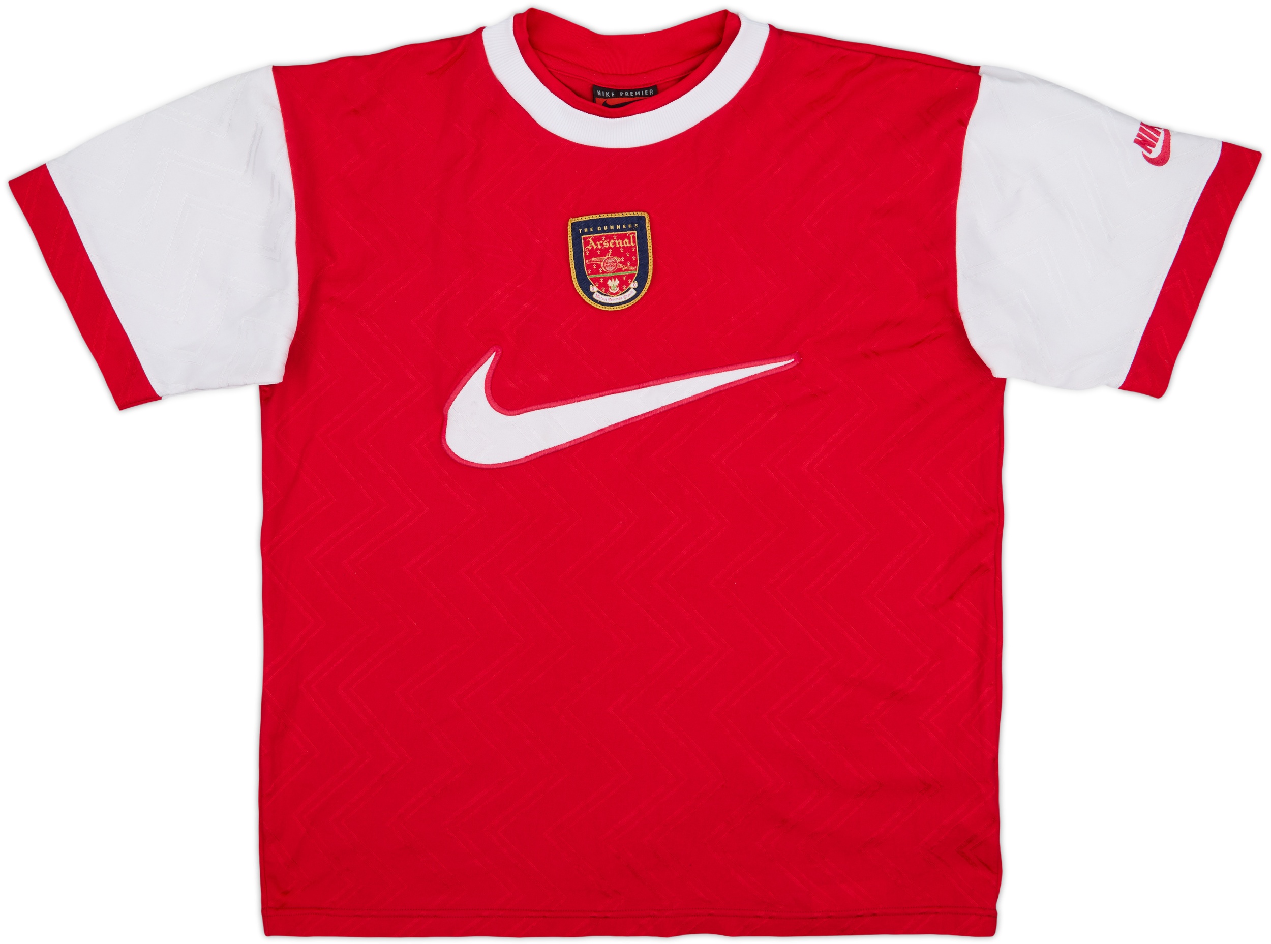 【正規 90s NIKE arsenal training polo】 Arsenal Vintage Jersey Training Football Soccer Polo Shirt