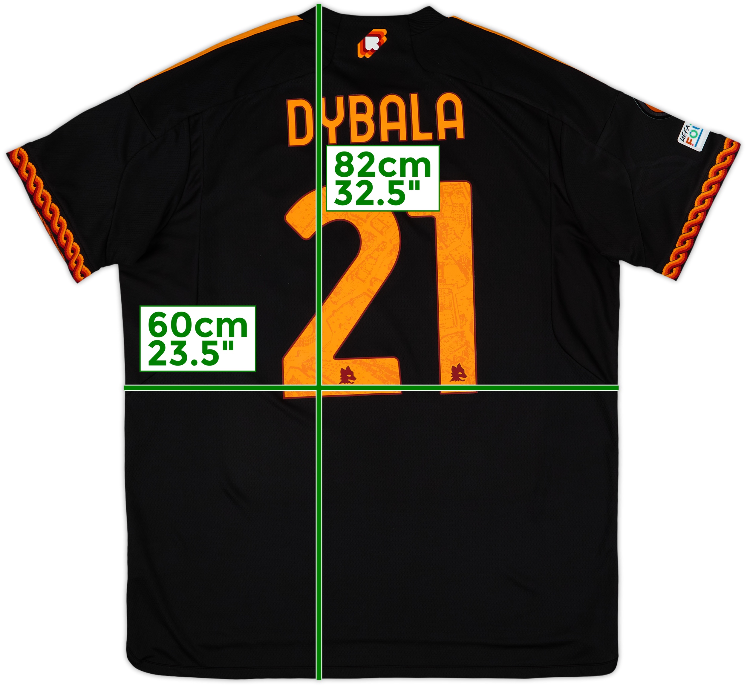 2023-24 Roma Third Shirt Dybala #21 - 10/10 - (XL)