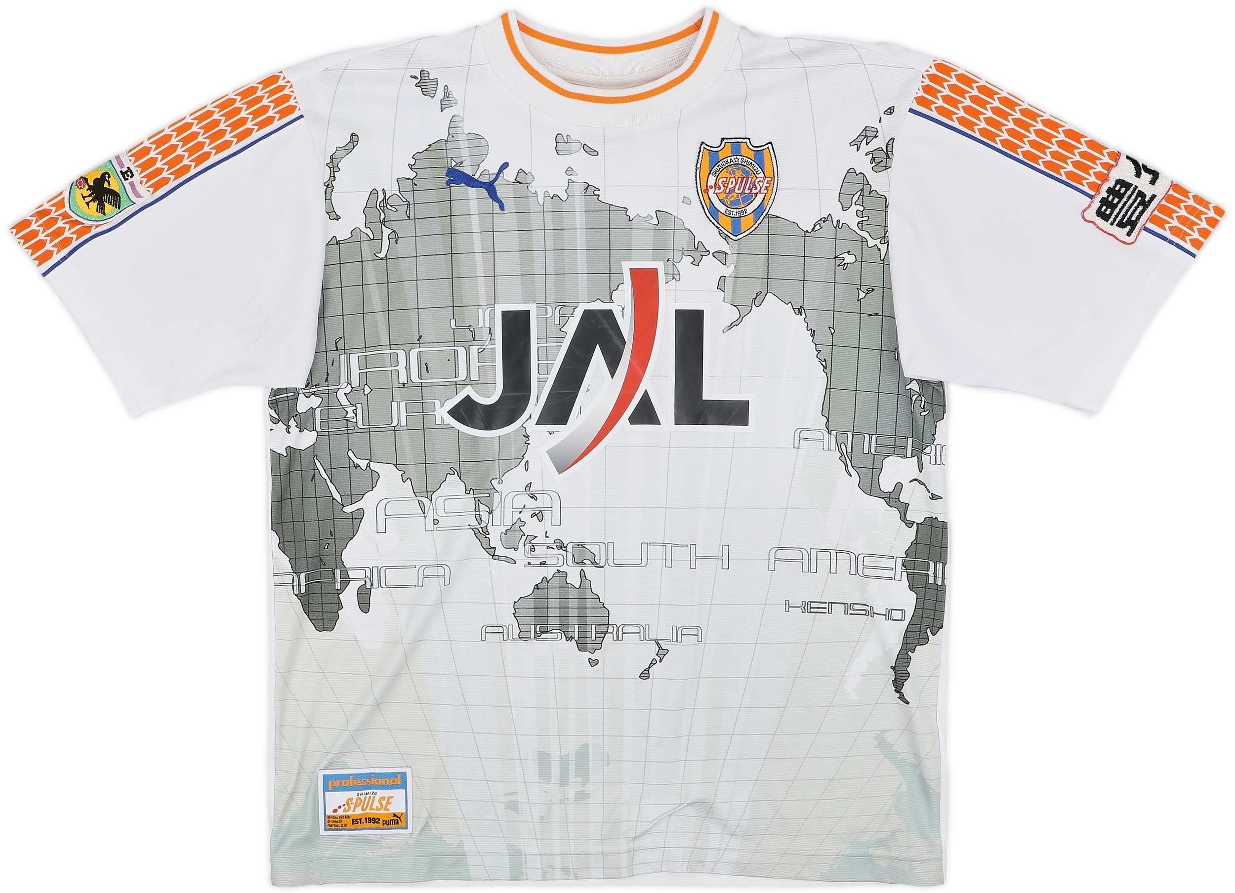 ウェア PUMA - 90&#39;s Shimizu S-Pulse Away Jersey Puma 1993-96 Shimizu S-Pulse Match Issue J. League Cup Away