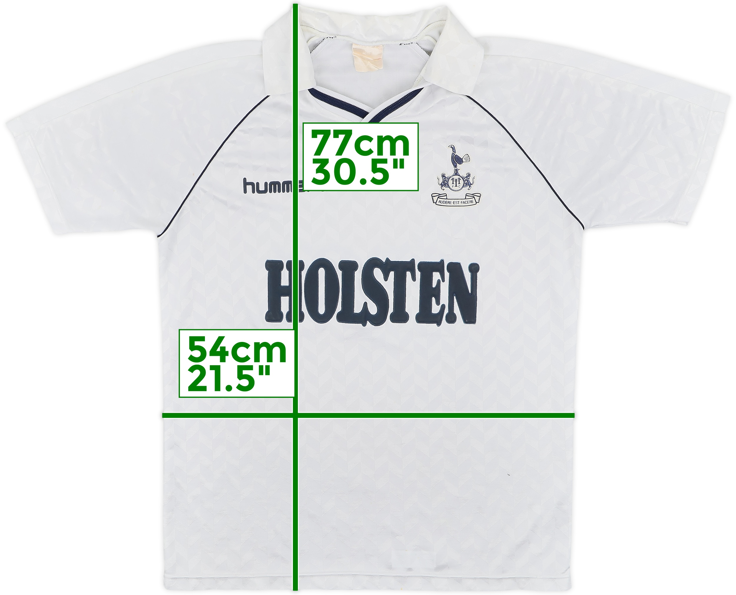 ウェア Tottenham Hotspur 87/89 Home Shirt 1987-89 Tottenham Home Shirt - 6/10 - (M)