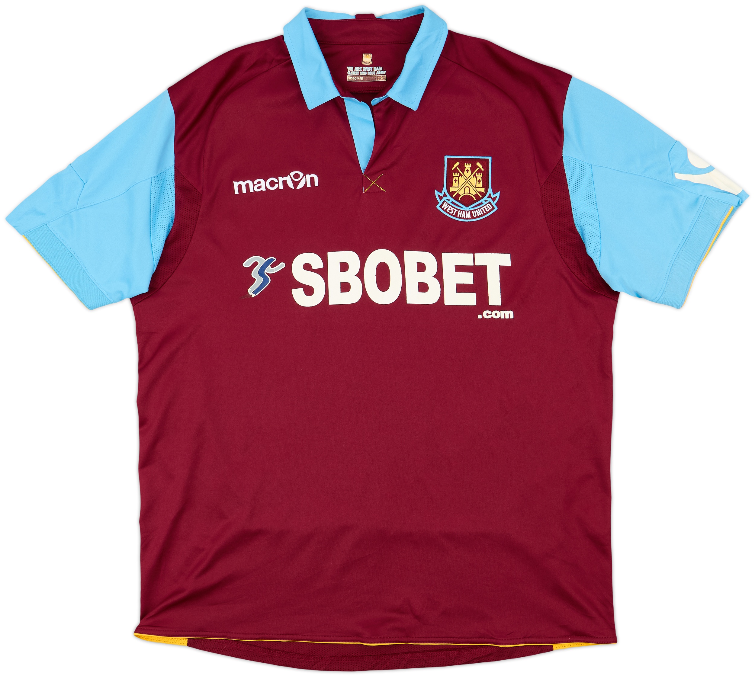 2024-25 West Ham Match Worn Home Shirt Summerville #7