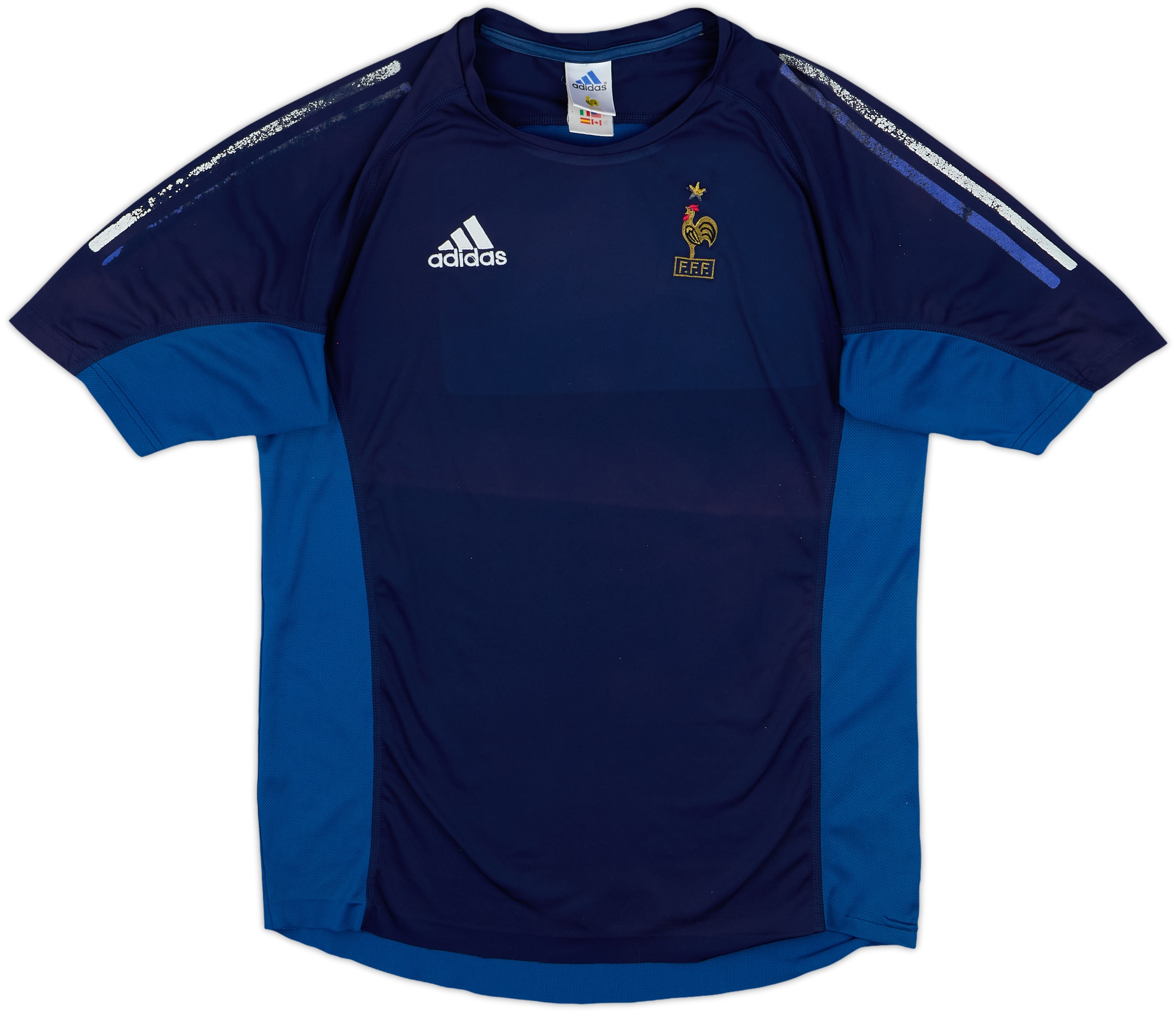 2001-02 France adidas Training Shirt - 4/10 - (S)