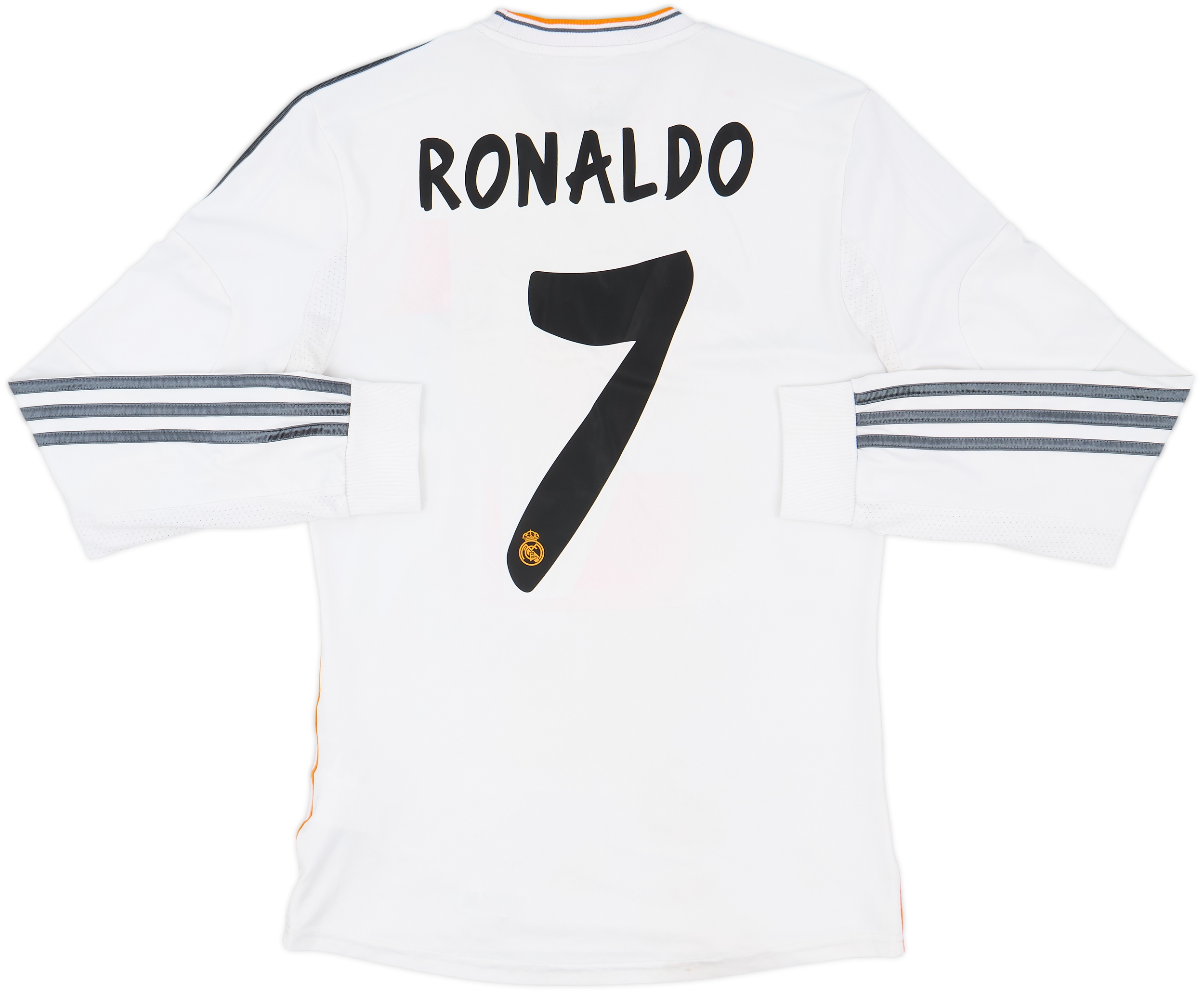 2025年レディースファッション福袋特集 L/S Home Madrid Real 2013-14 Shirt (S) - 6/10 - #7 Ronaldo ウェア