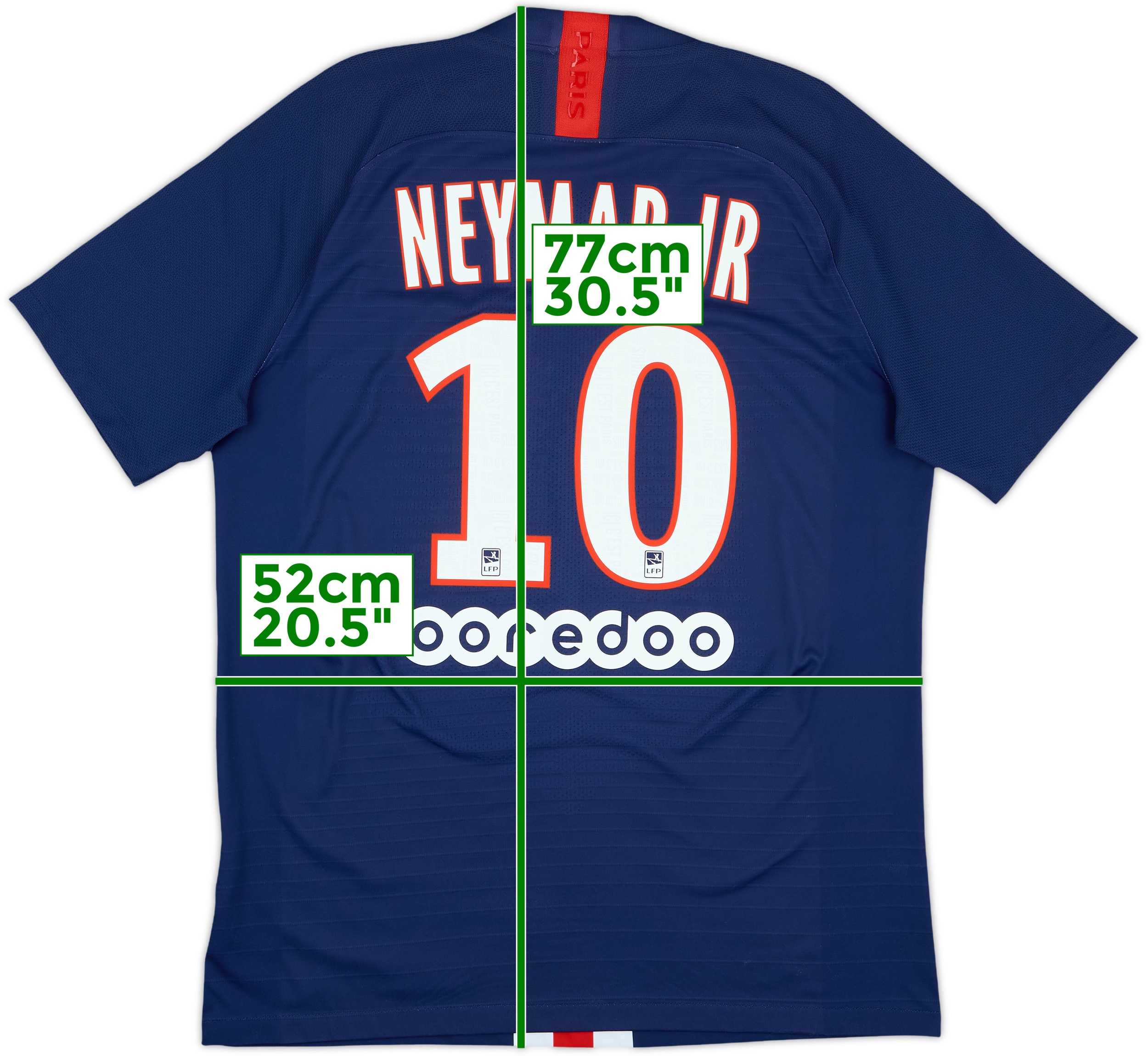 大特価!! Authentic Saint-Germain Paris 2019-20 Home Jr Neymar Shirt ウェア