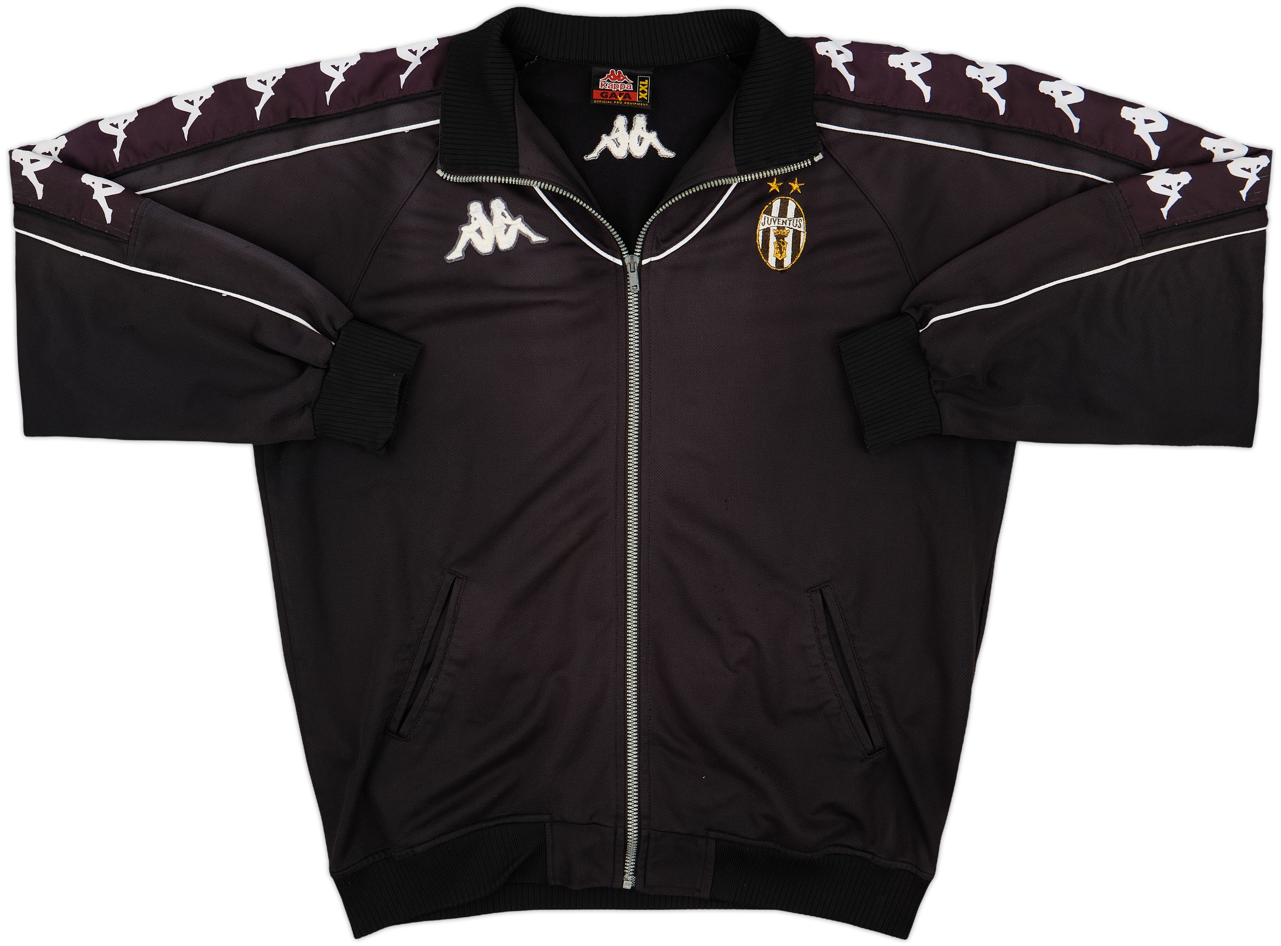 98～99”Kappa Juventusビンテージ ジャージセット 黒/グレーL 98～99”Kappa Juventusビンテージ ジャージセット 黒/グレーL