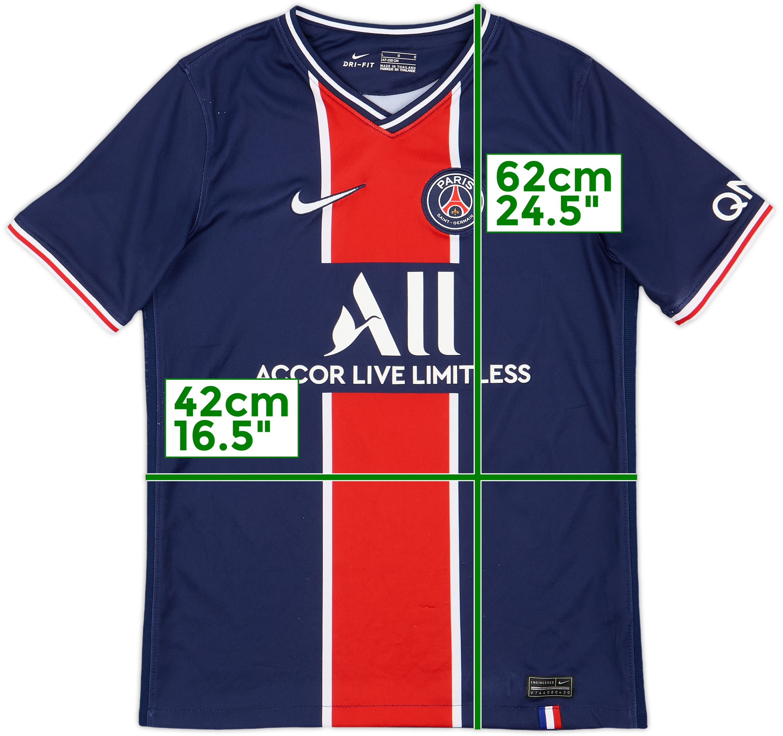 ウェア Paris Saint Germain Home Shirt 02-03 Paris Saint-Germain 02/03 • Home Shirt • XL – Real Vintage
