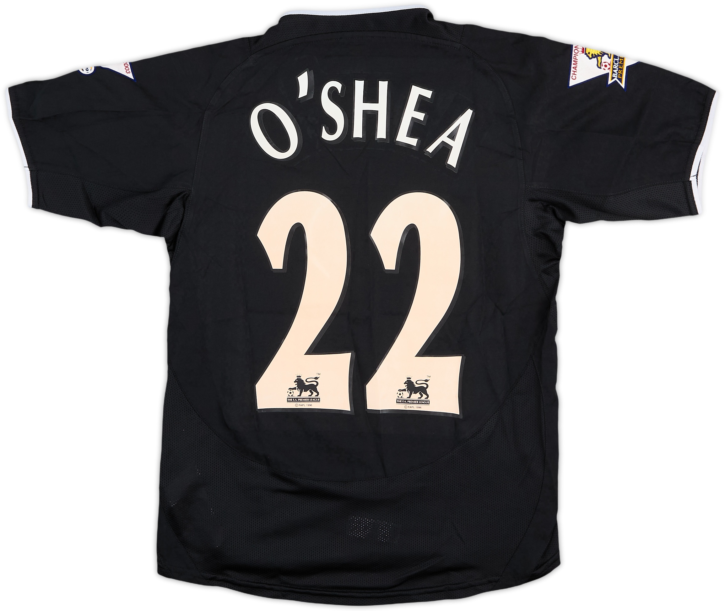 2003-05 Manchester United Away Shirt O'Shea #22 - 8/10 - (M.Boys)