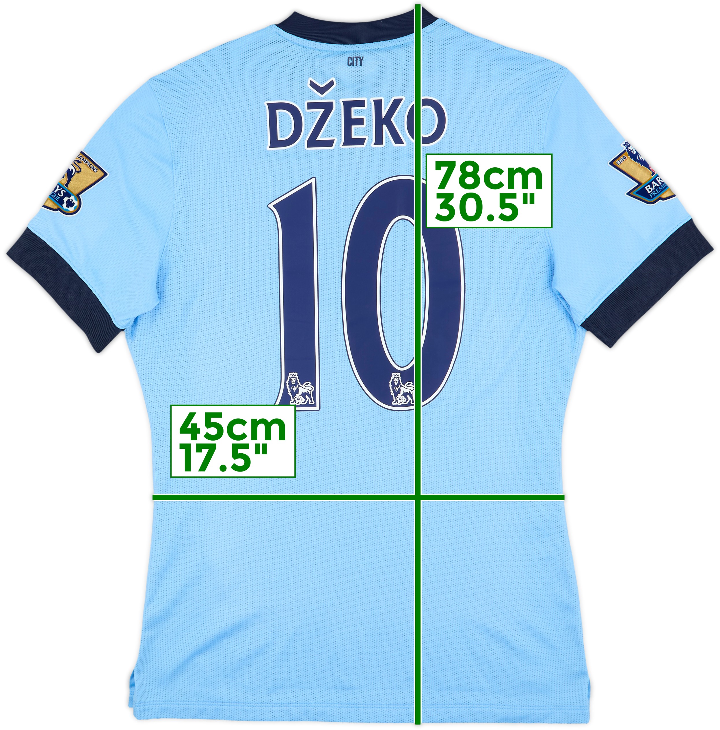 【正規品】マンチェスターシティ14/15 アウェイ ユニ DŽEKO ジェコ 正規品】マンチェスターシティ14/15 アウェイ ユニ DŽEKO ジェコ 正規