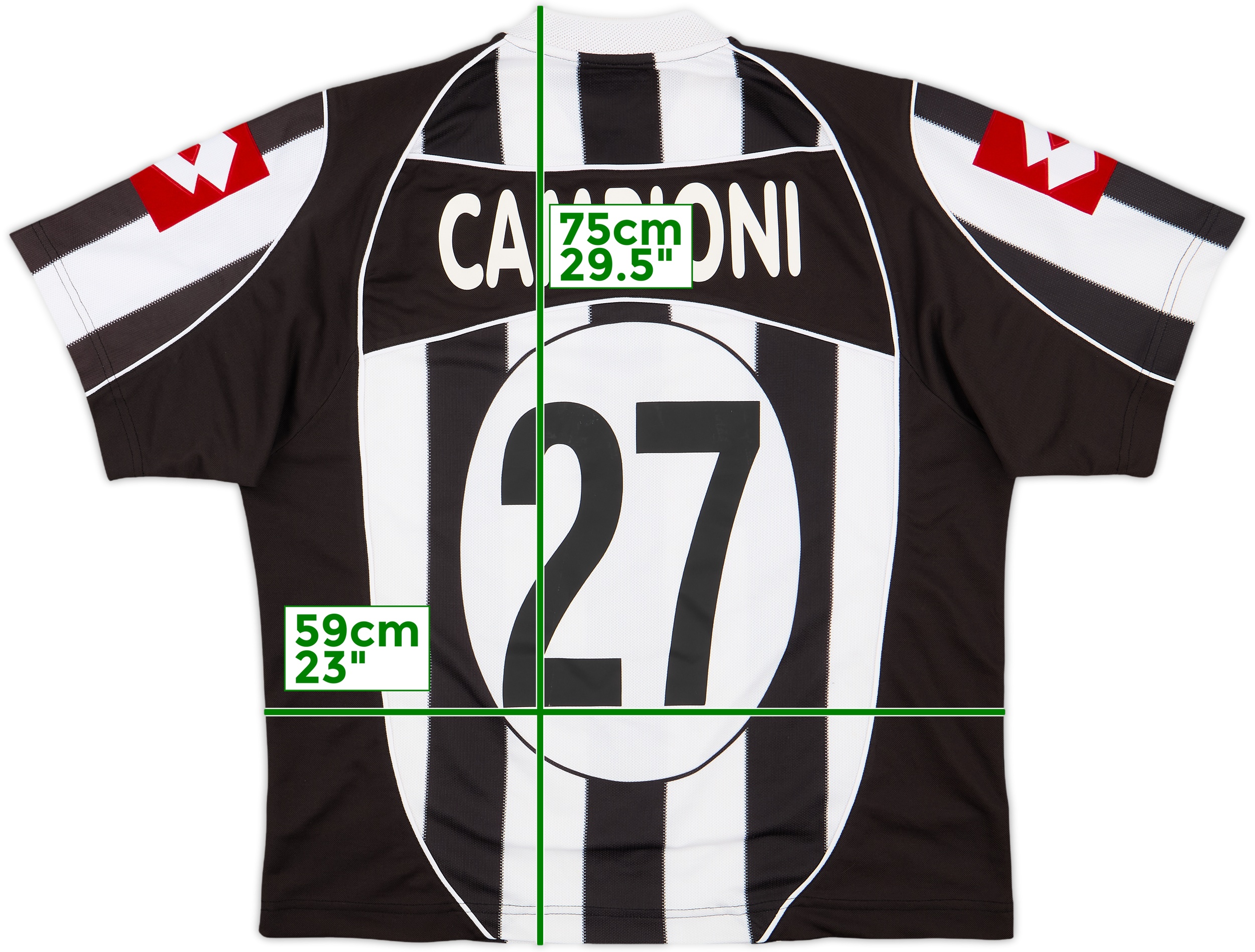 2002-03 Juventus Home Shirt Campioni #27 - 8/10 - (L)