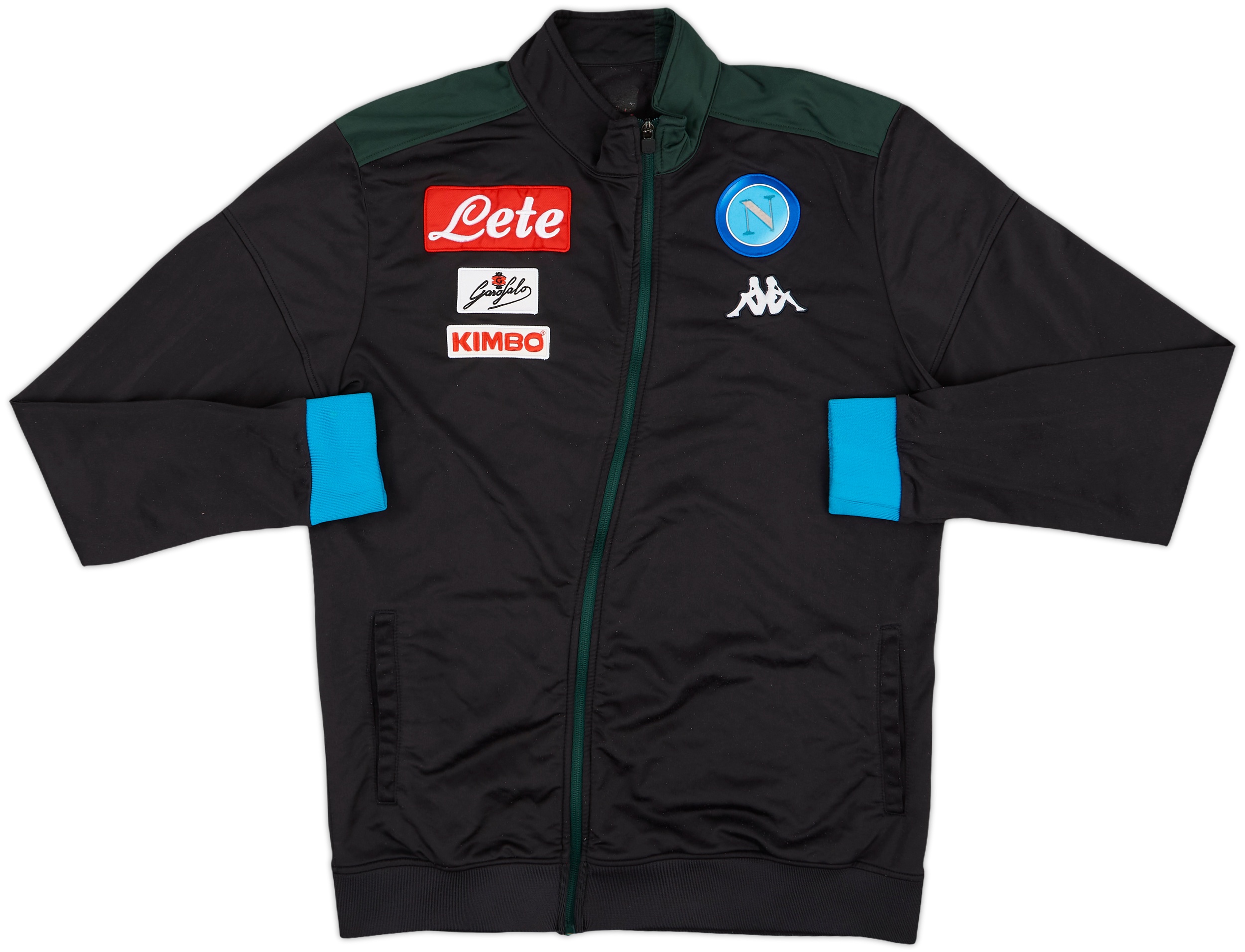 Kappa SSC Napoli ピステジャケット 黒 2018-19 Napoli Kappa Track Jacket - 6/10 - (XL)