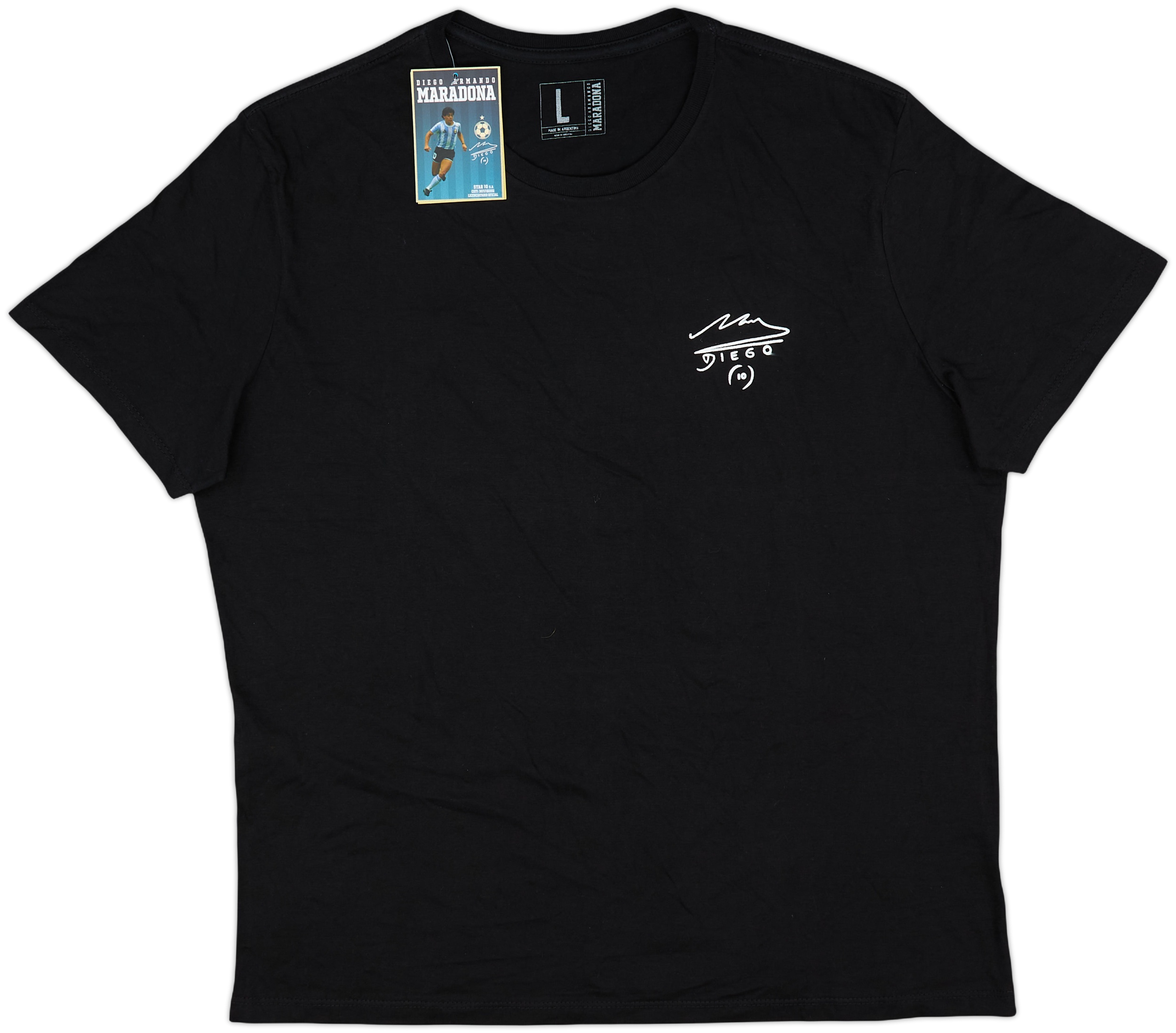 2010s Diego Maradona Cotton Tee Maradona #10 (L)