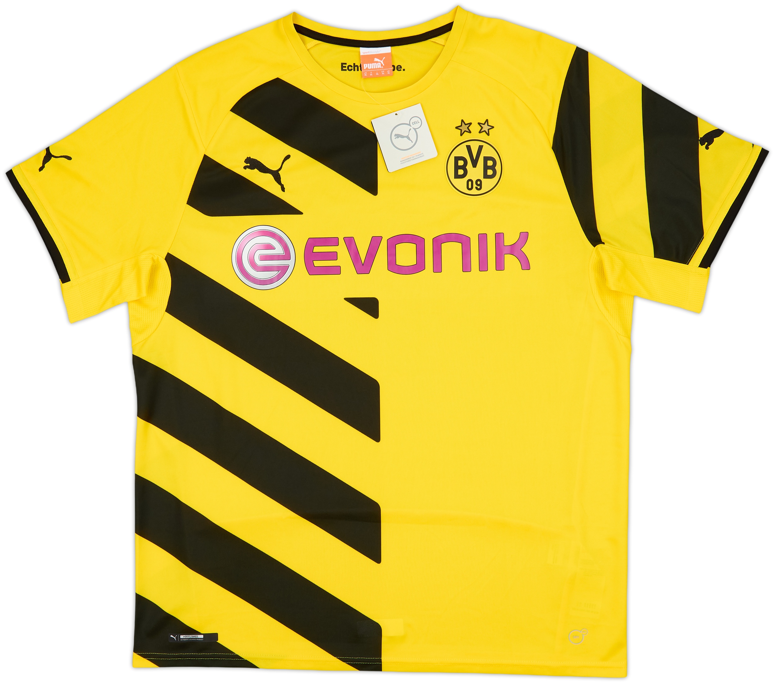 Borussia Dortmund REUS 11 シャツ 2014-15 Borussia Dortmund Home Shirt Reus #11 - 6/10 - (L)