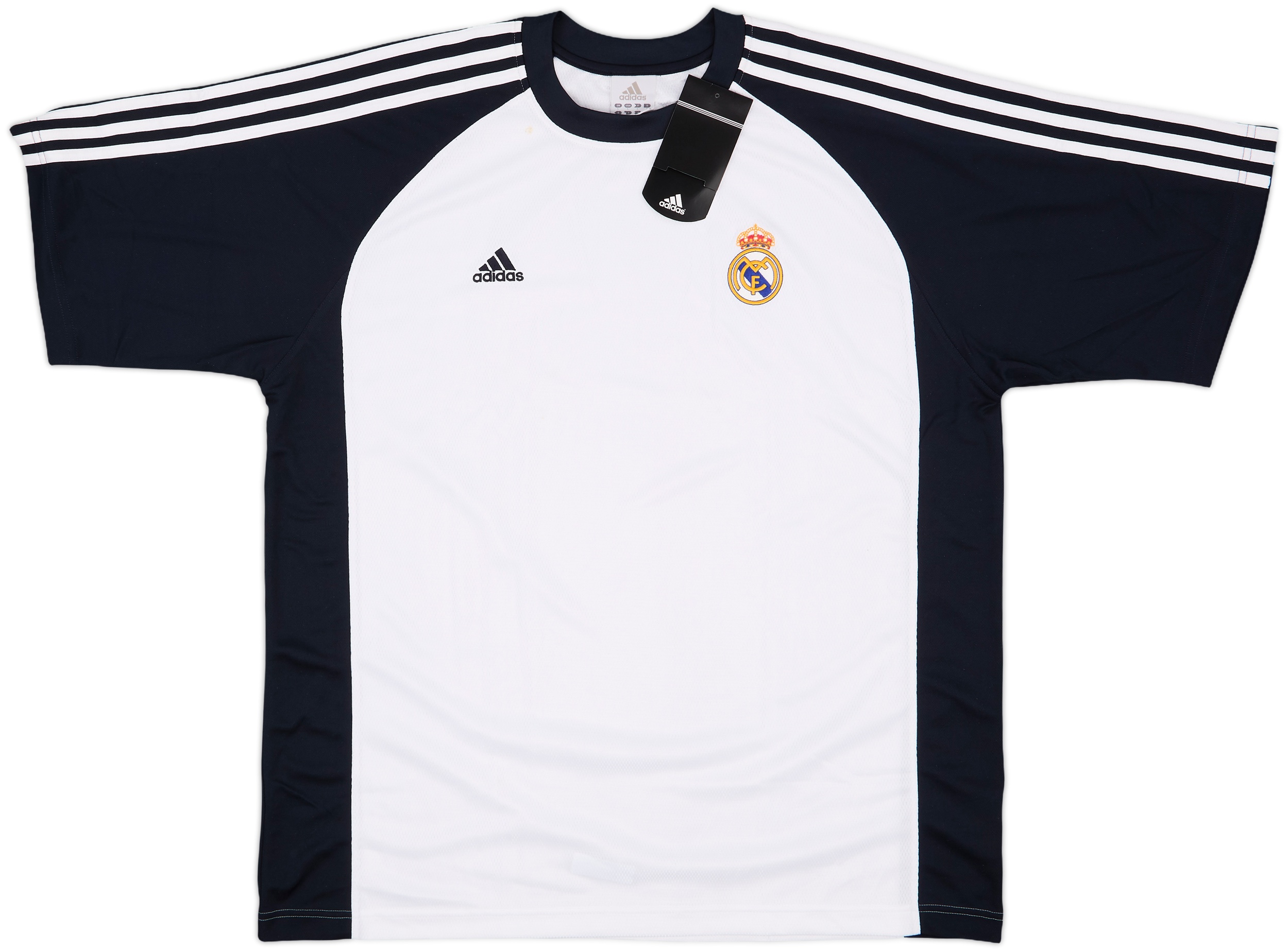 2003-04 Real Madrid Basketball adidas Training Shirt (L)
