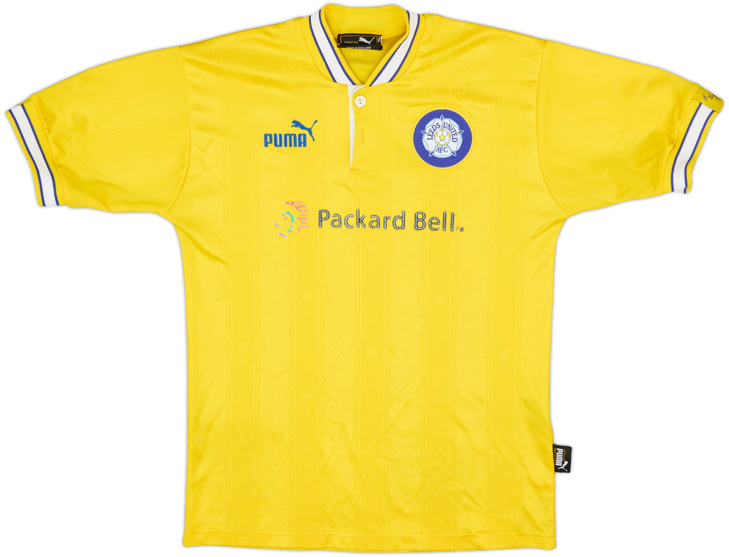 PUMA 1996-1999 LEEDS UNITED shirt △51 1996-99 Leeds United Away Shirt - 7/10 - (Y)