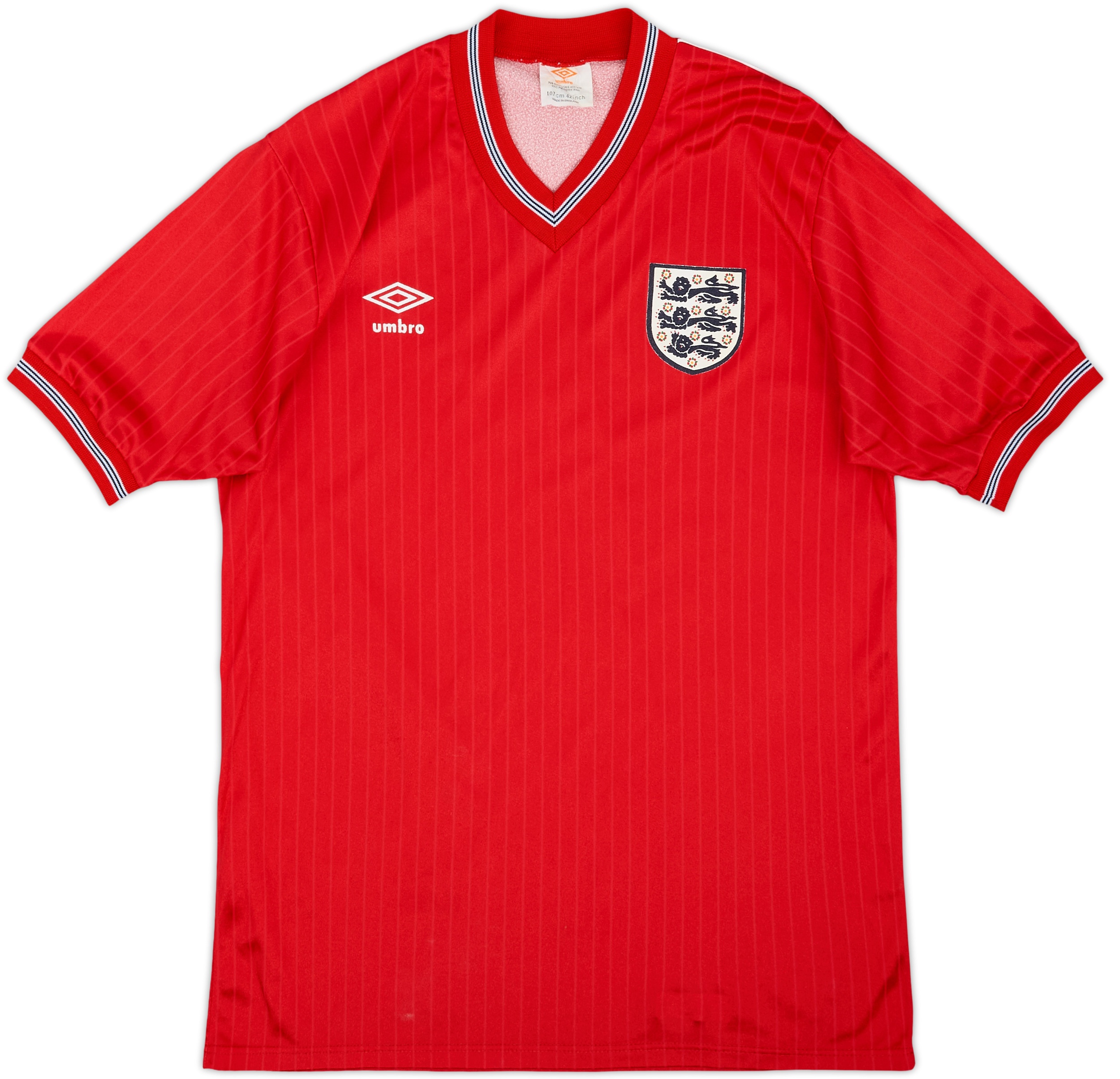 1984-87 England Away Shirt - 8/10 - (L)