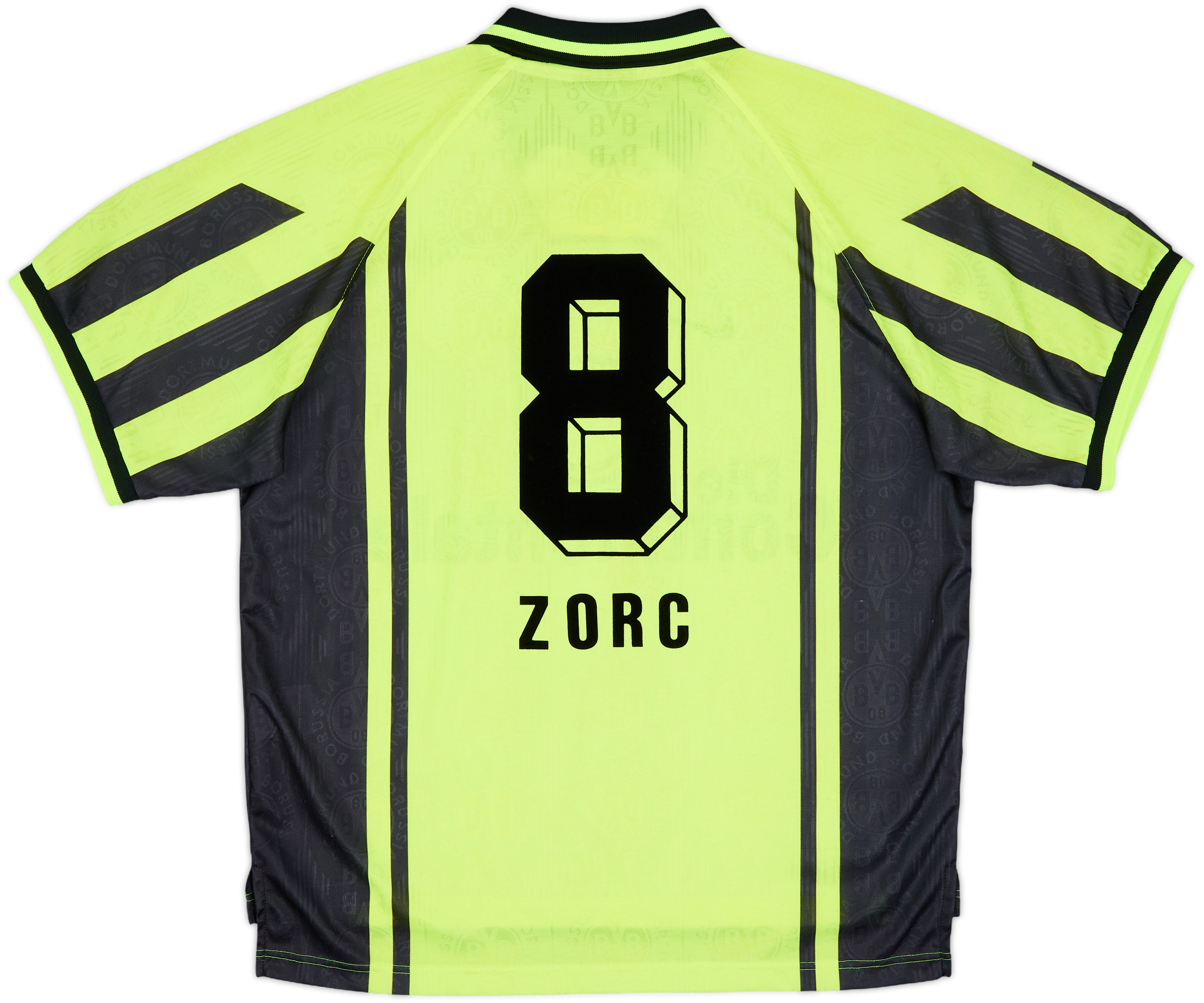 1996-97 Borussia Dortmund Home Shirt Zorc #8 - 9/10 - (XL)