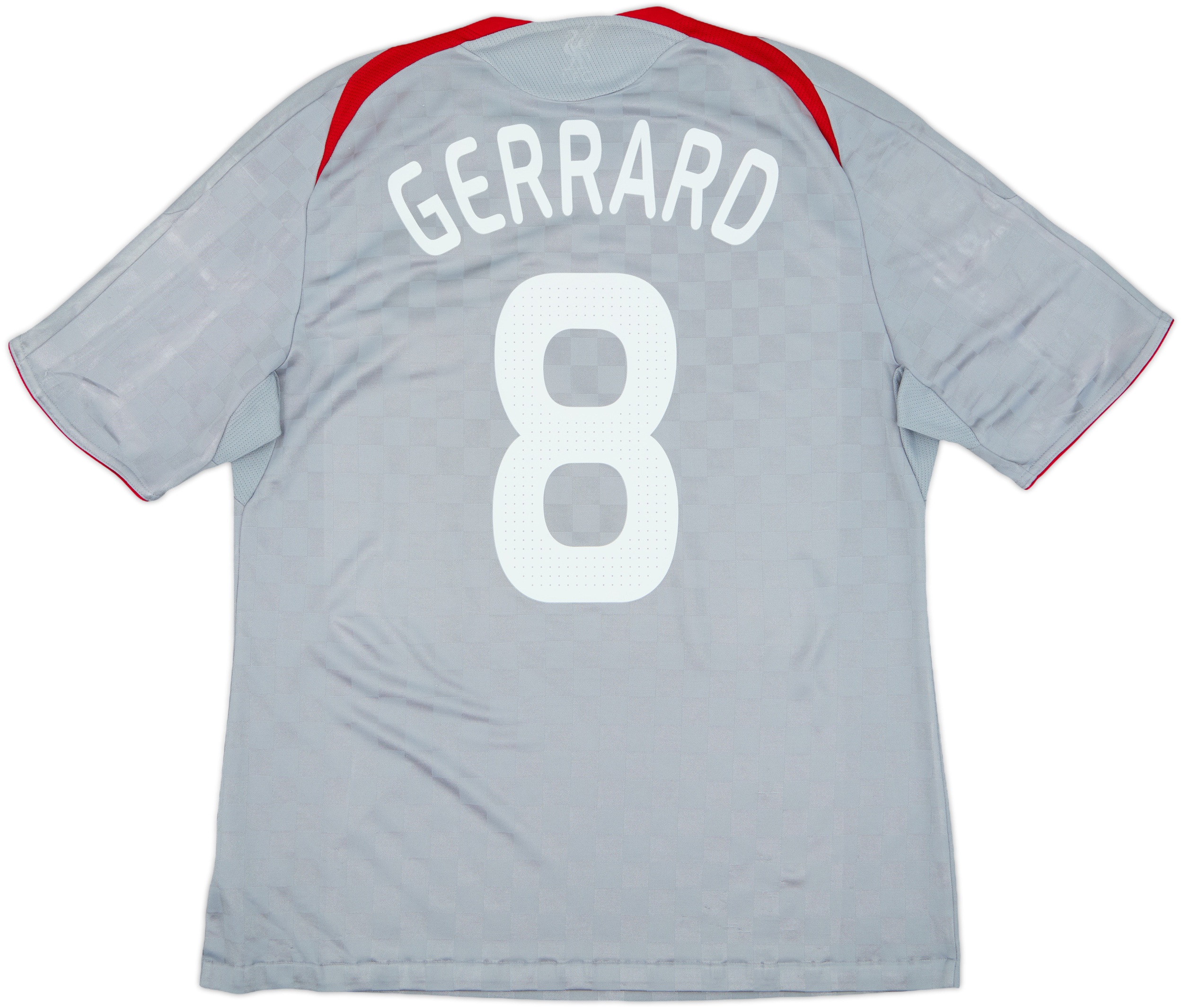Liverpool ジェラード 08-09 away CL オーセンティック 2008-09 Liverpool Away Shirt Gerrard #8 - 5/10 - (L)