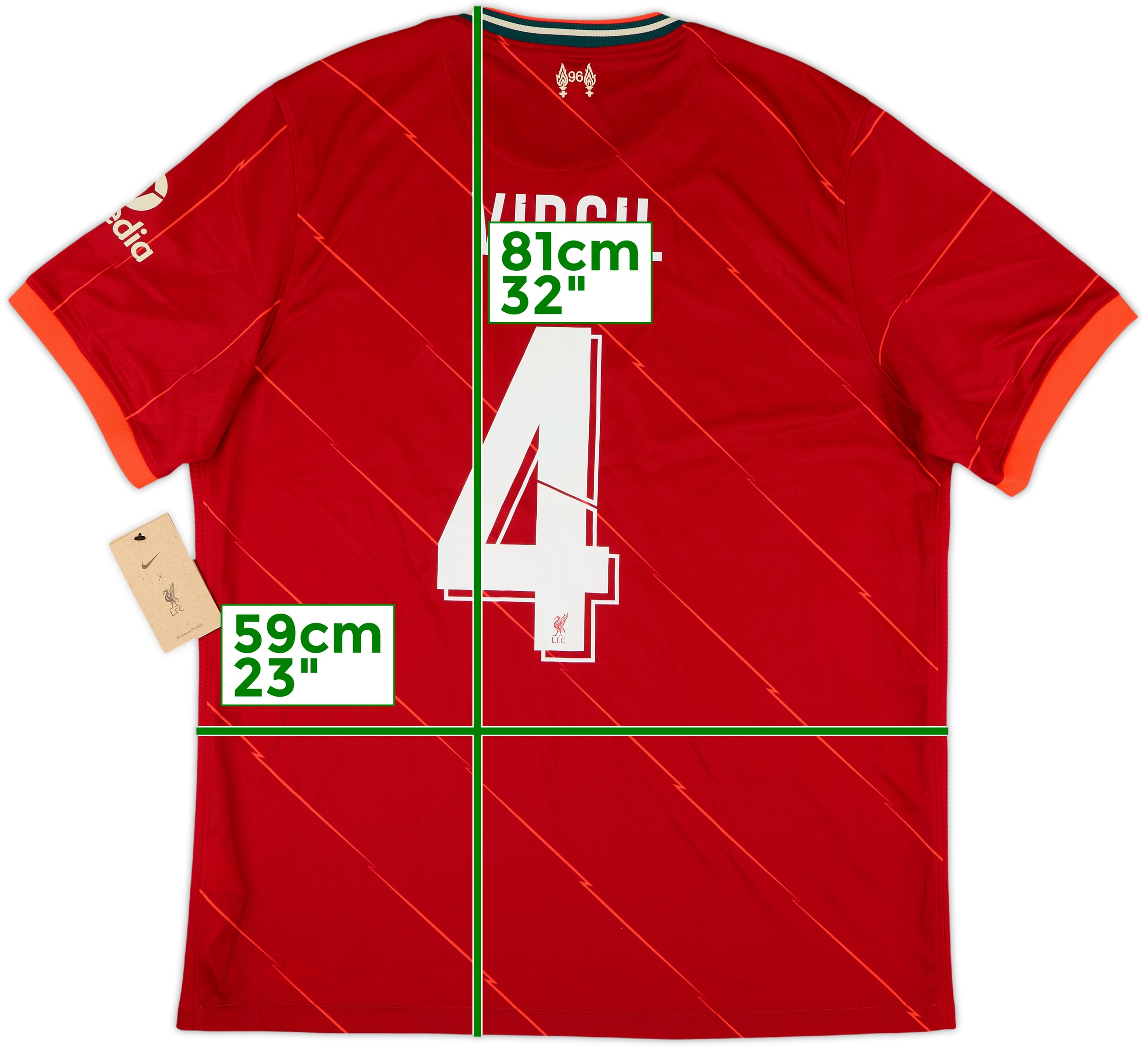 L.F.C. VIRGIL 4 シャツ クリーム色 L.F.C. VIRGIL 4 シャツ クリーム色 Virgil Van Dijk LFC Shirts