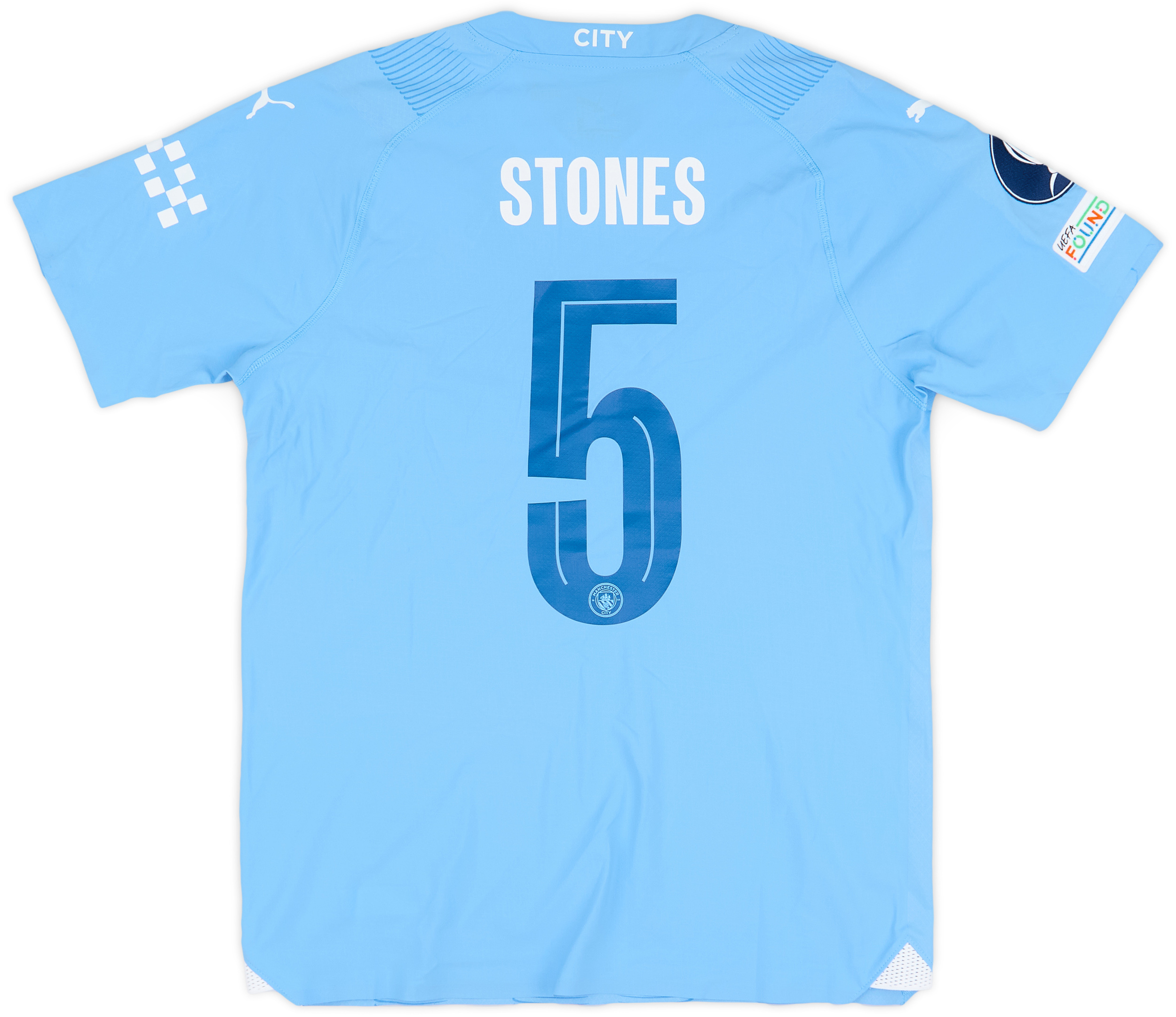 2023-24 Manchester City Match Issue Super Cup Home Shirt 2023-24 Manchester City Match Issue Super Cup Home Shirt