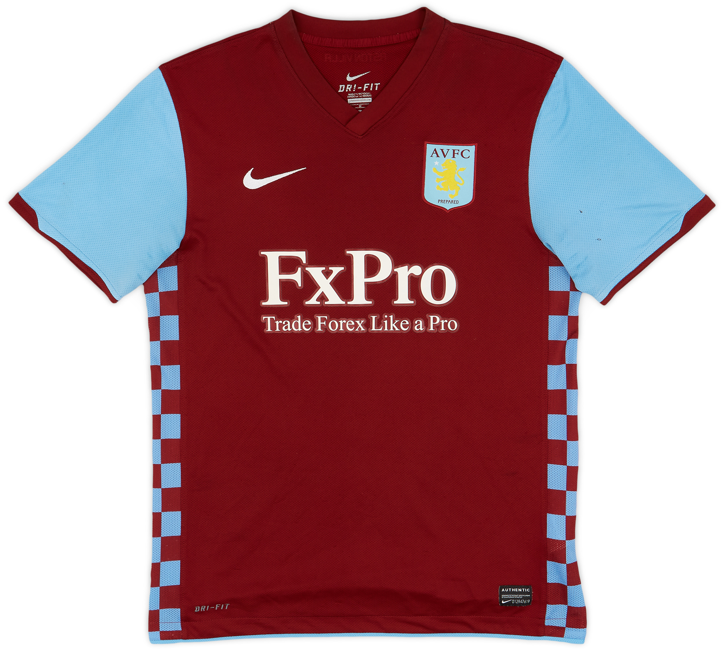 2010-11 Aston Villa Home Shirt - 8/10 - (M)