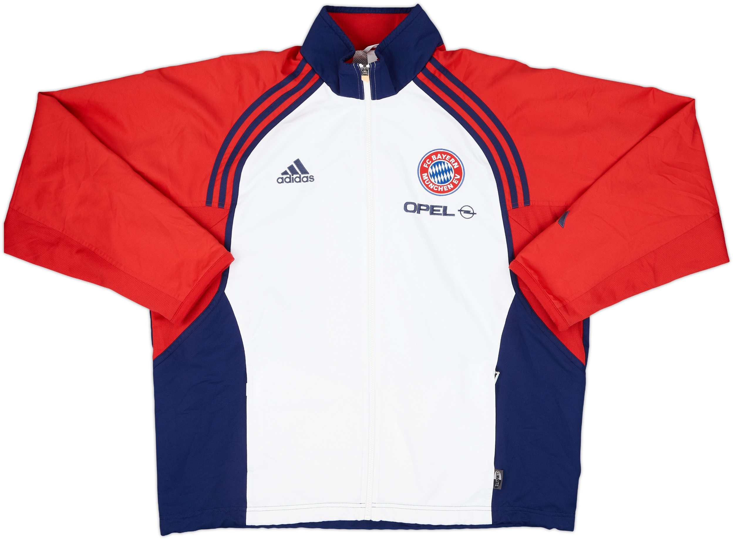 2002-03 Bayern Munich adidas Track Jacket - 8/10 - (L/XL) 2002-03 Bayern Munich adidas Track Jacket - 8/10 - (L/XL)