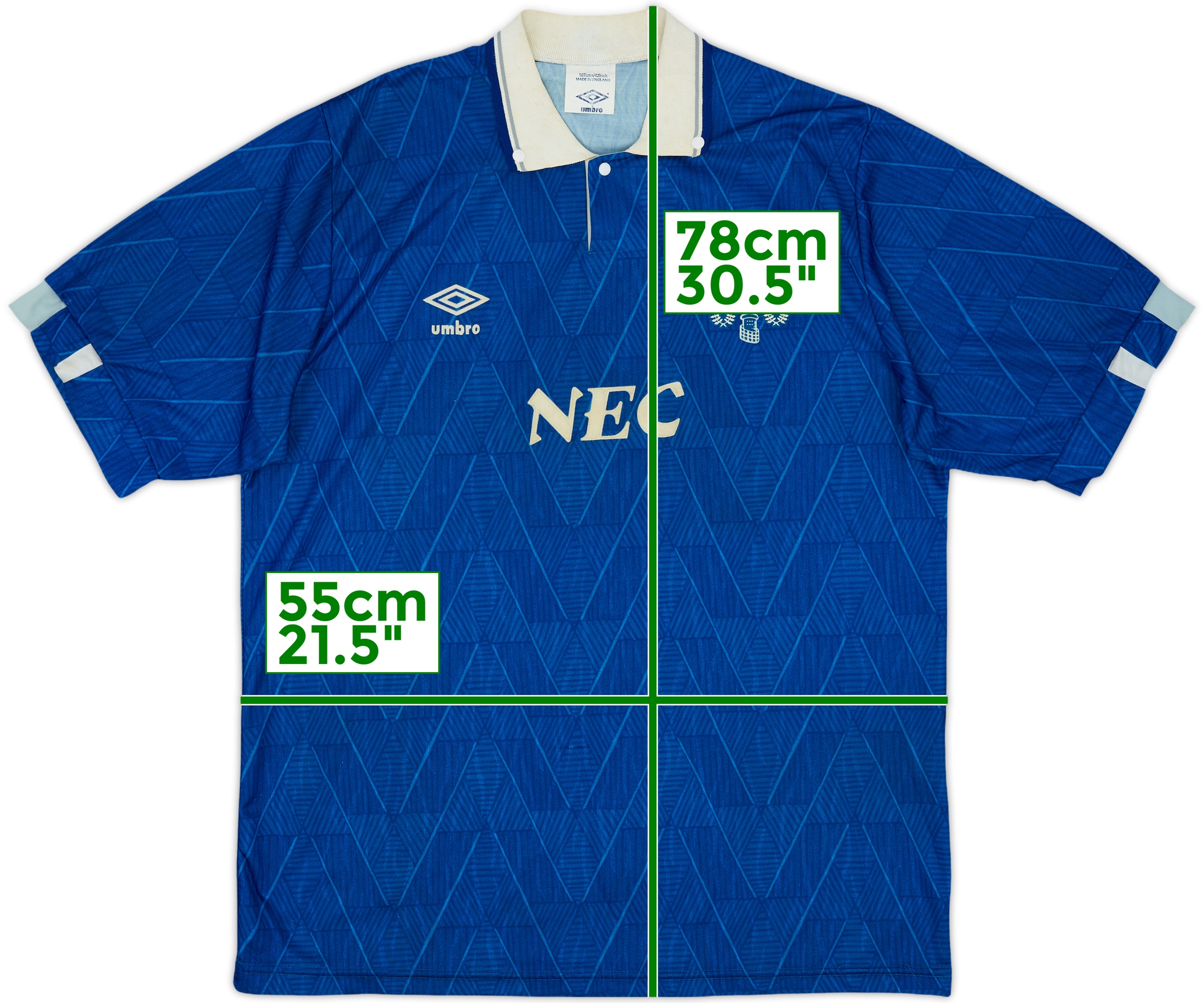 1988-91 Everton Home Shirt - 8/10 - (L) 1988-91 Everton Home Shirt - 8/10 - (L)