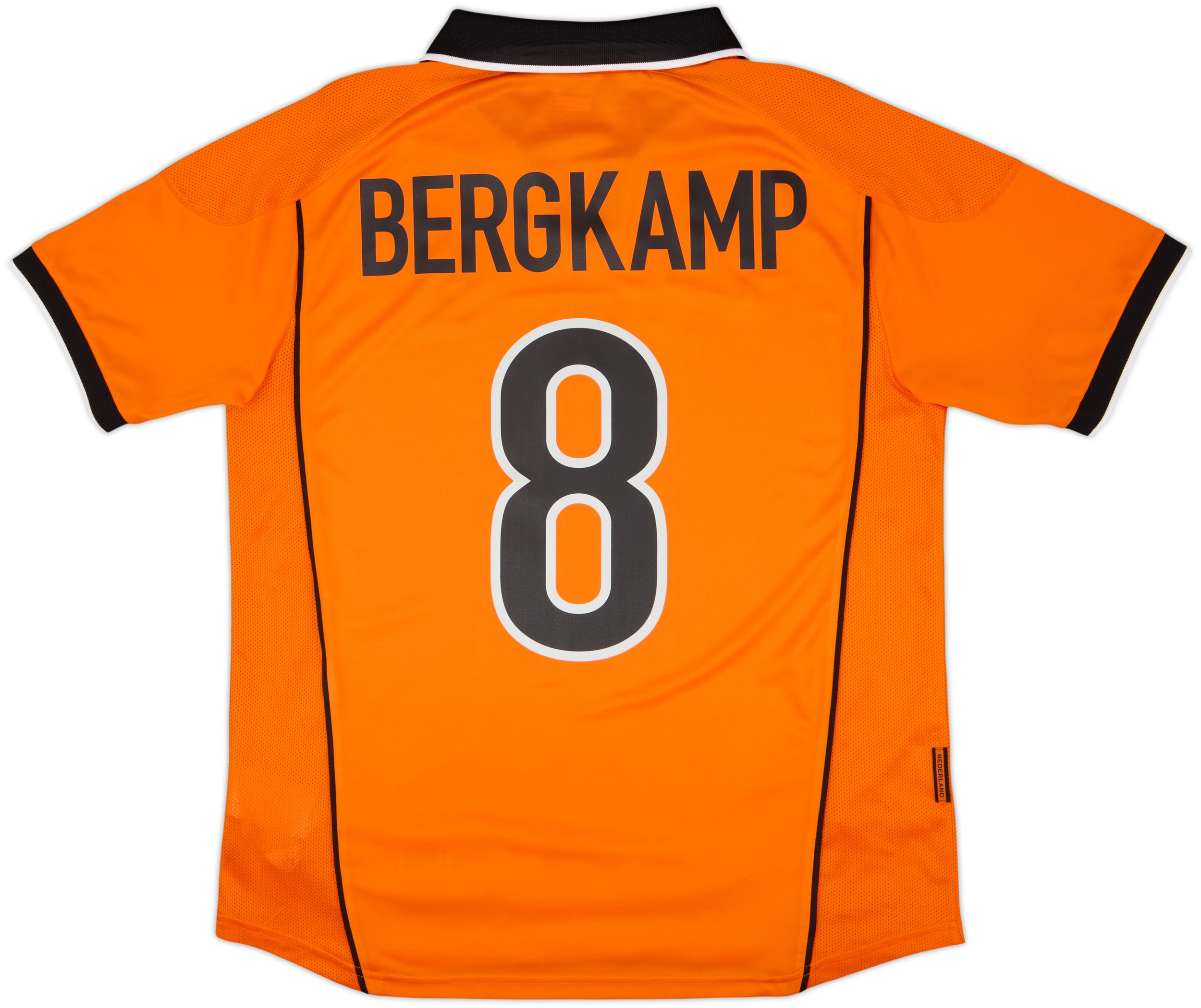Nike BERGKAMP 8 オレンジシャツ M 2008 Netherlands '1998' Retro Home Shirt Bergkamp #8 - 9/10 - (M)