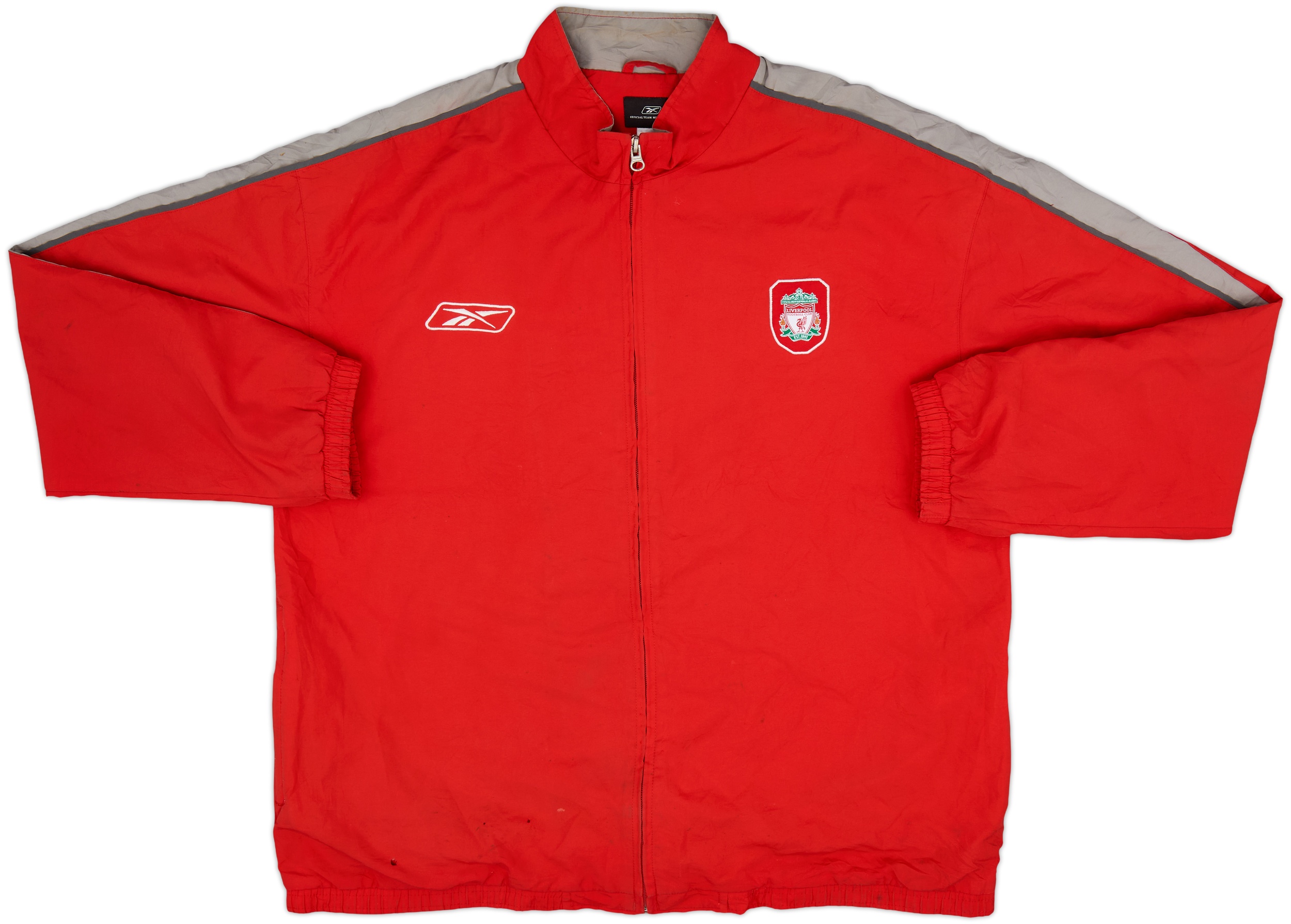 2003-04 Liverpool Reebok Track Jacket - 6/10 - (L)