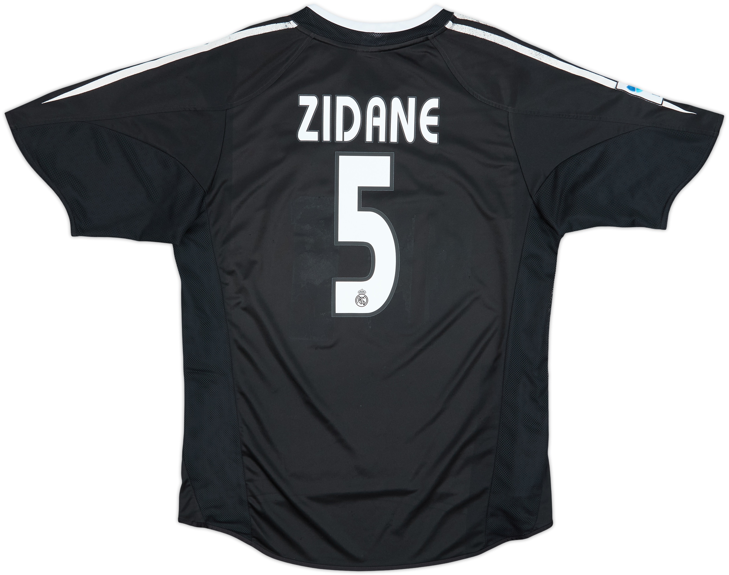 2004-05 Real Madrid Away Shirt Zidane #5 - 7/10 - (M)