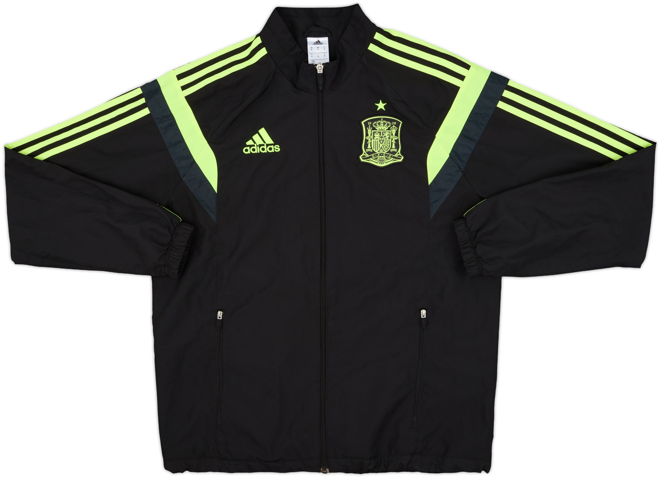 2014-15 Spain adidas Track Jacket - 8/10 - (M)