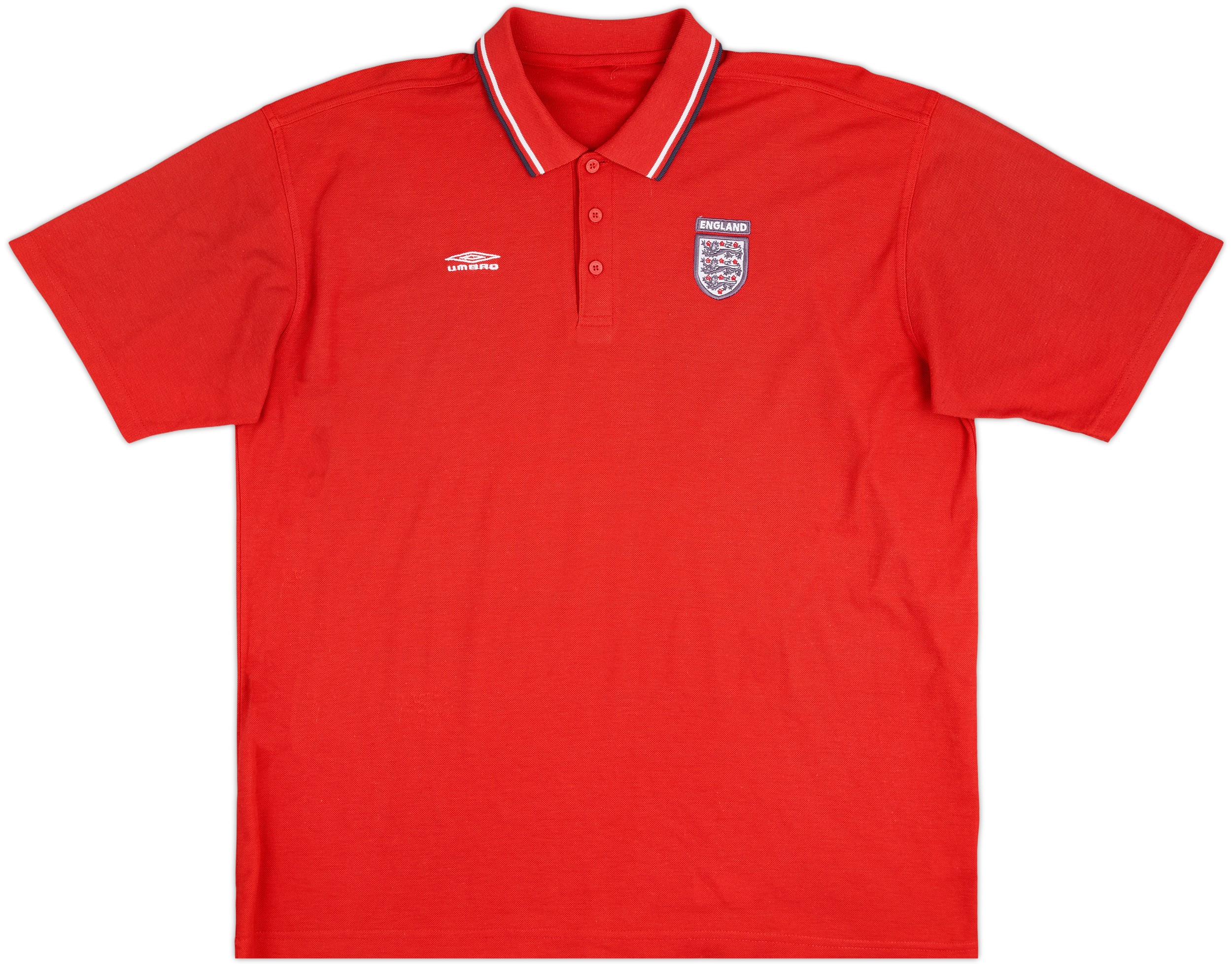 1999-00 England Umbro Polo Shirt - 5/10 - (XXL)
