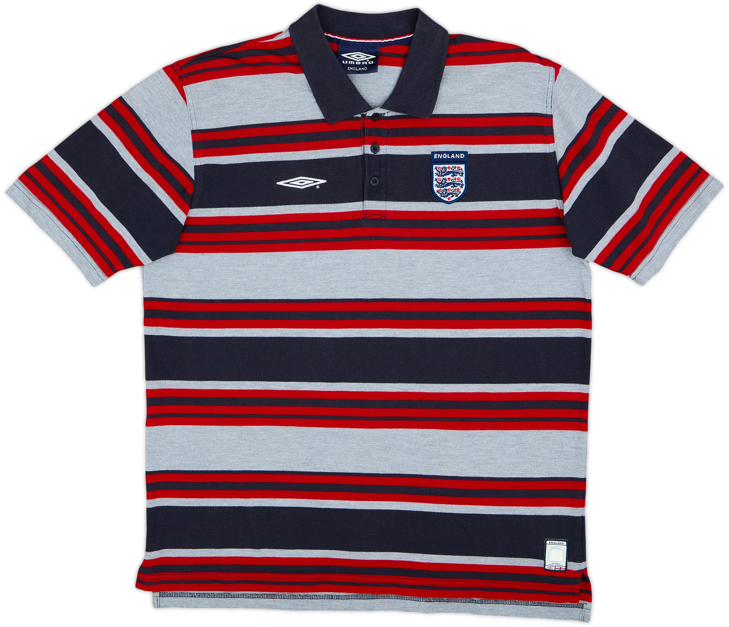 ウェア 00s UMBRO ENGLAND Polo Shirt Descente UK 2000-01 England Umbro Polo Shirt - 9/10 - (XL)