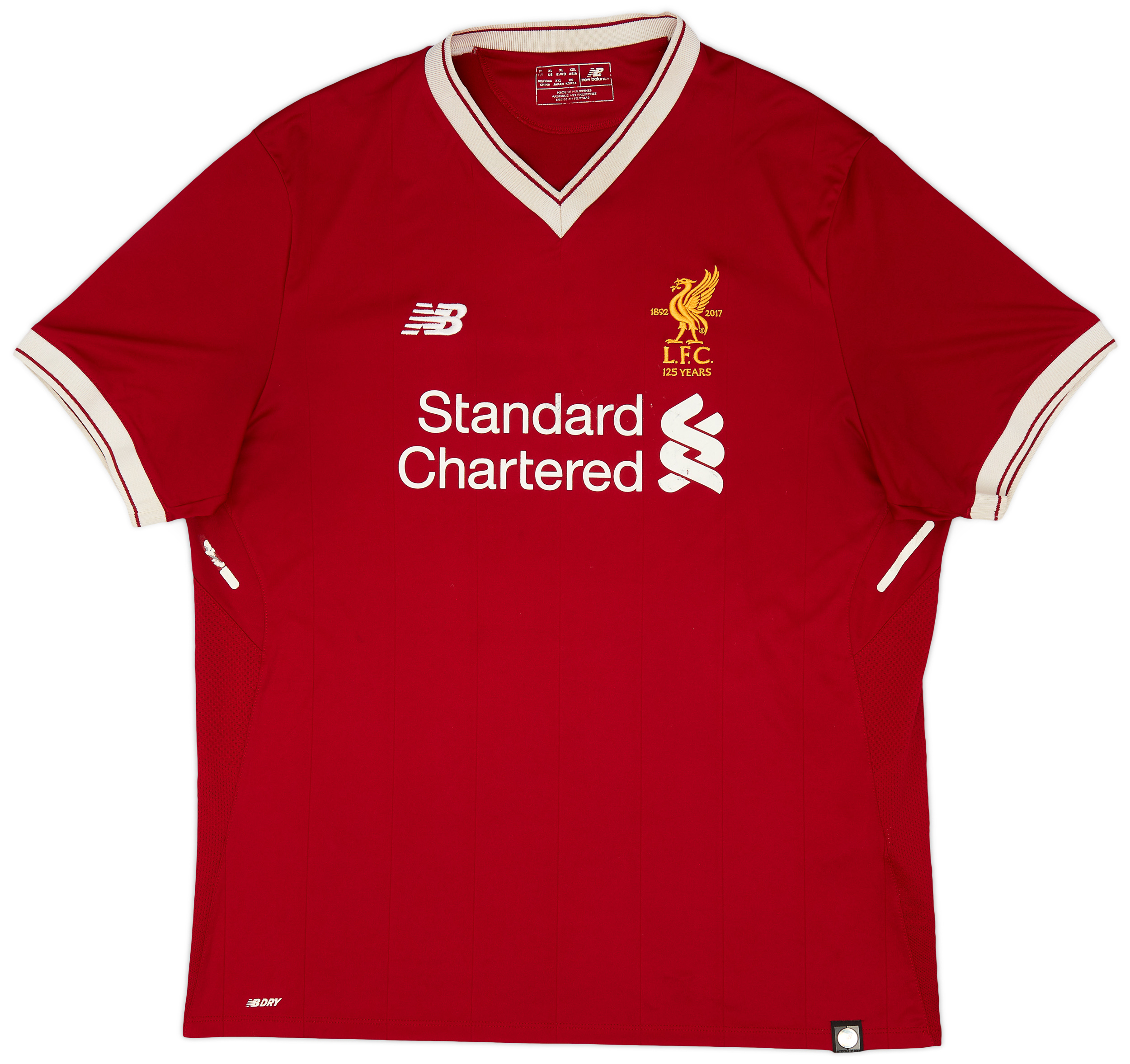 2017 18 Liverpool 125 Years Home Shirt Salah 11 5 10 XL