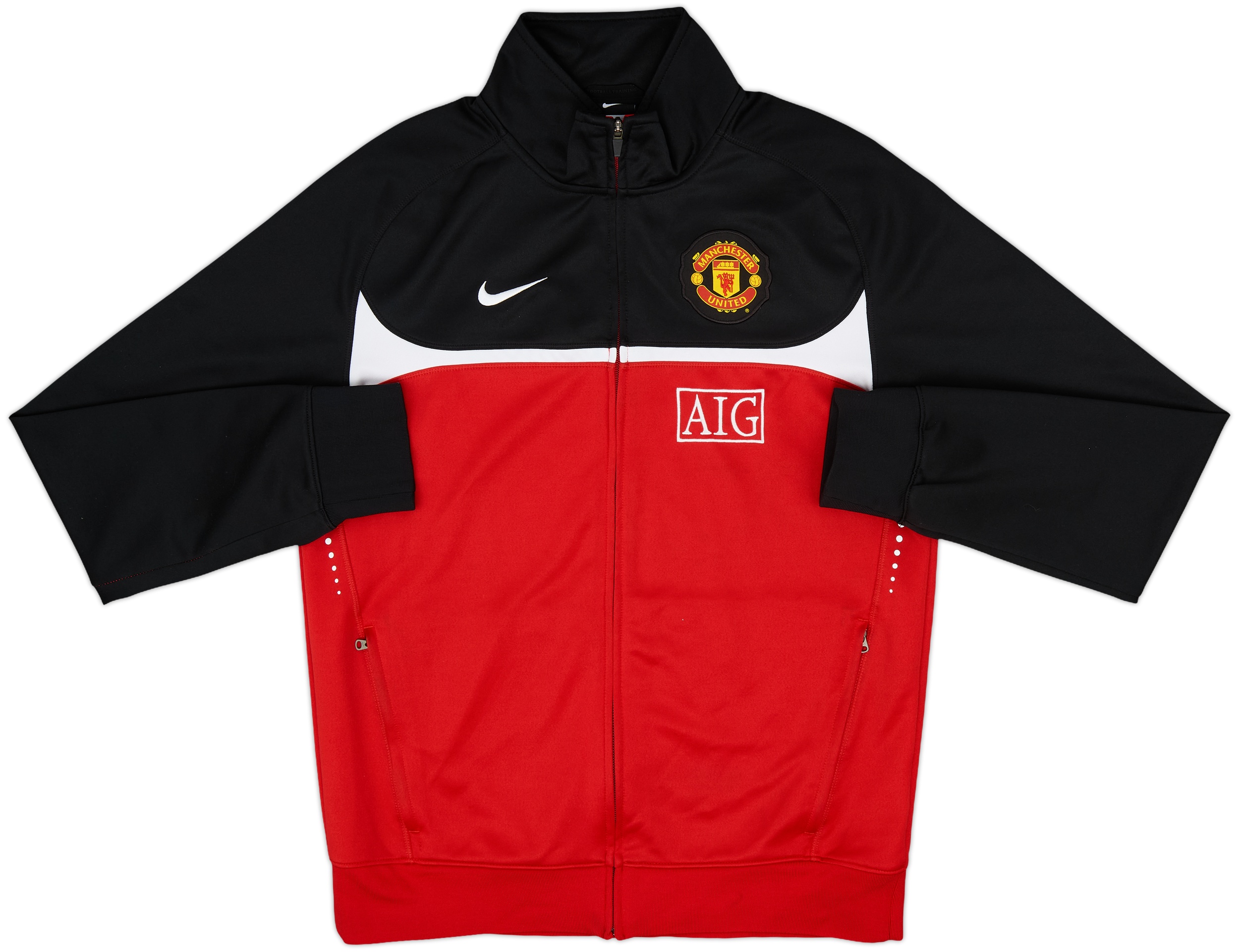 【BoB】Manchester United サイン入りジャージ M 2009-10 Manchester United Nike Track Jacket - 8/10 - (L)