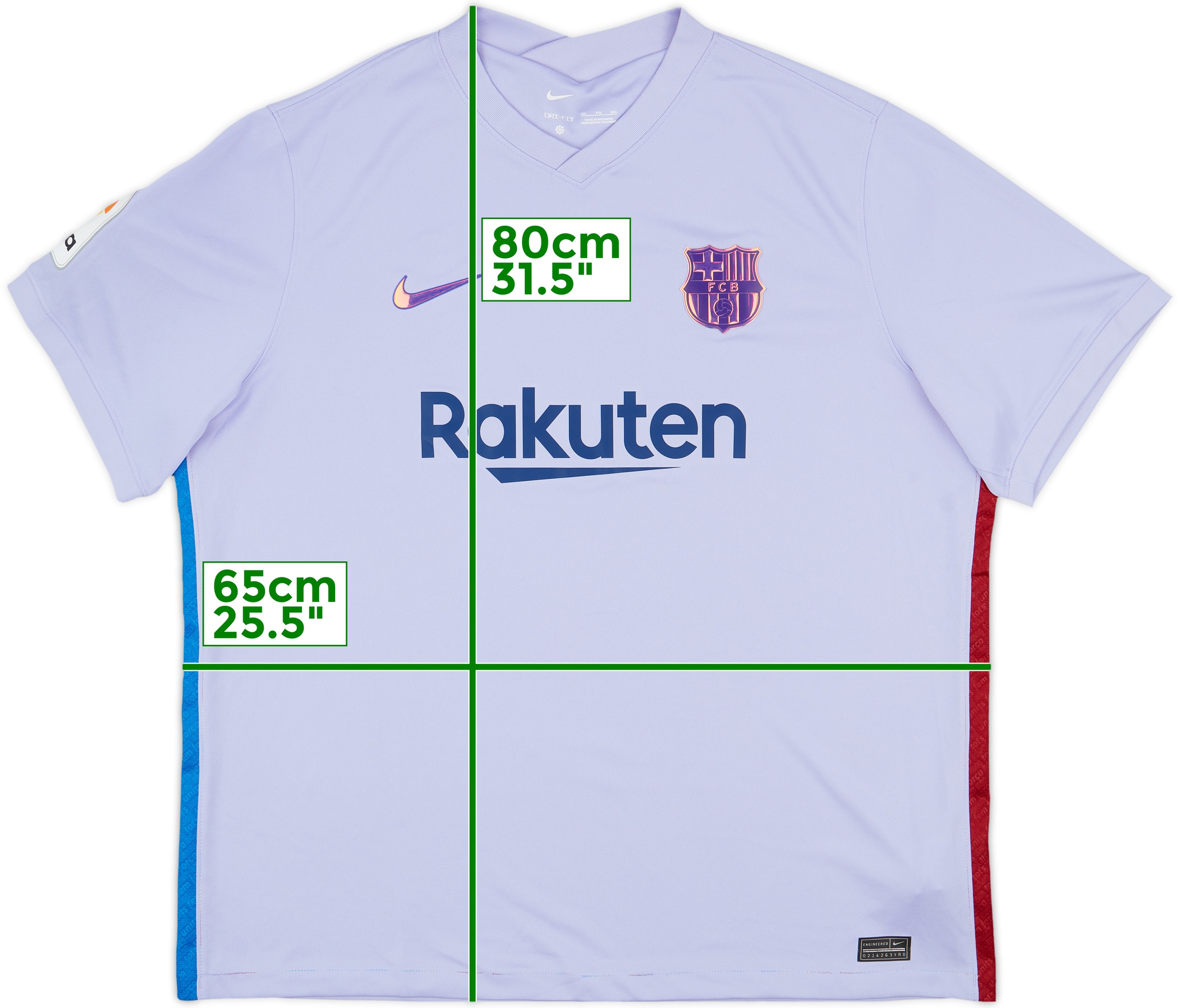 2021-22 Barcelona Away Shirt - 8/10 - (XXL)
