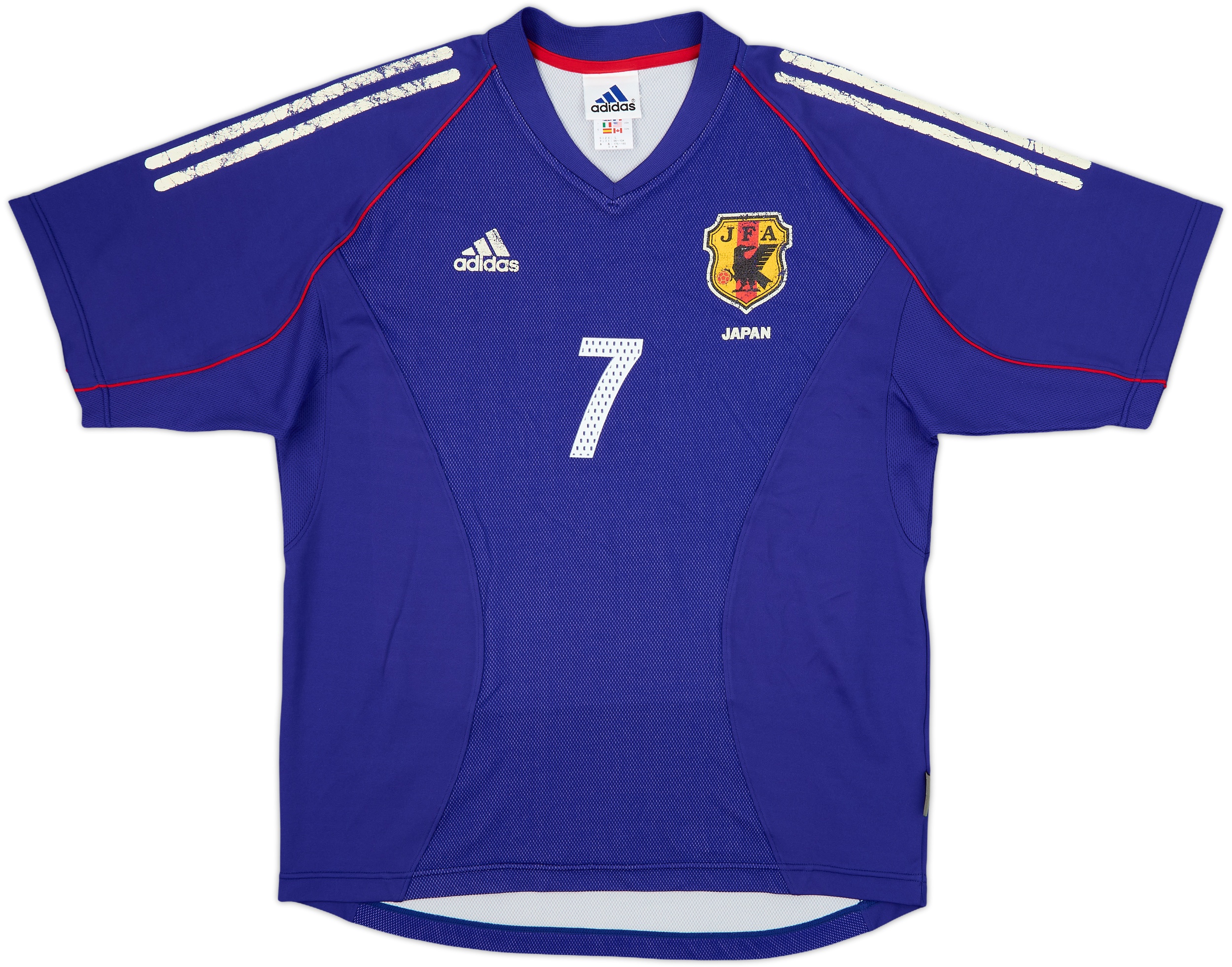 seri 9月2日まで取り置き 478枚セット 2002-04 Japan Home Shirt Nakata #7 - 5/10 - (L)
