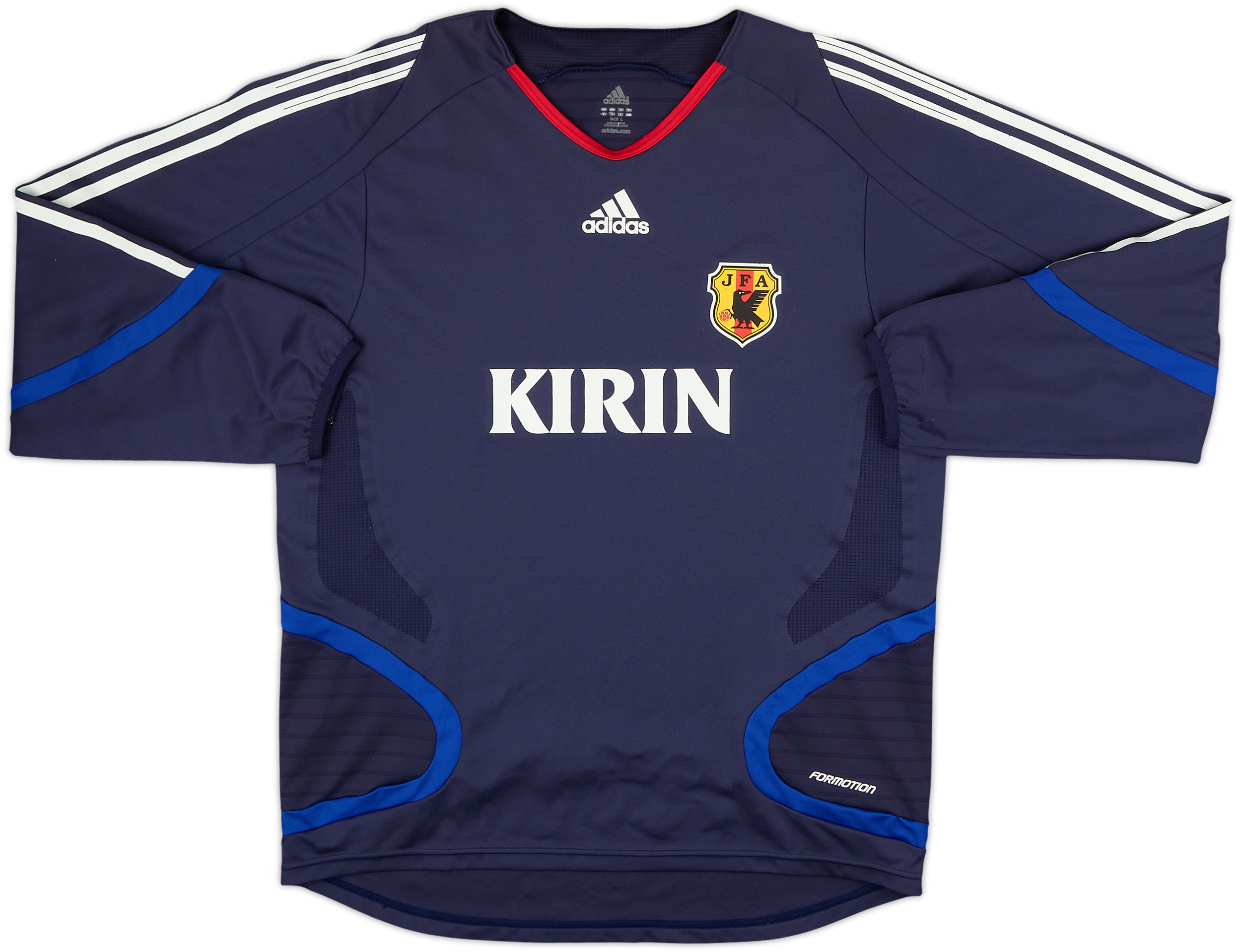 2006-08 Japan adidas Formotion Training L/S Shirt - 7/10 - (L)