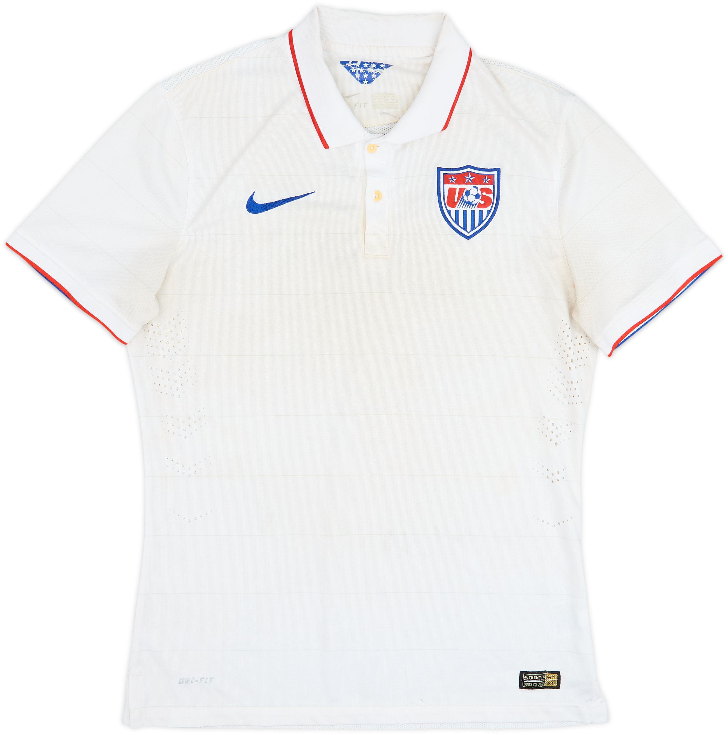 2014-15 USA Authentic Home Shirt - 4/10 - (L)