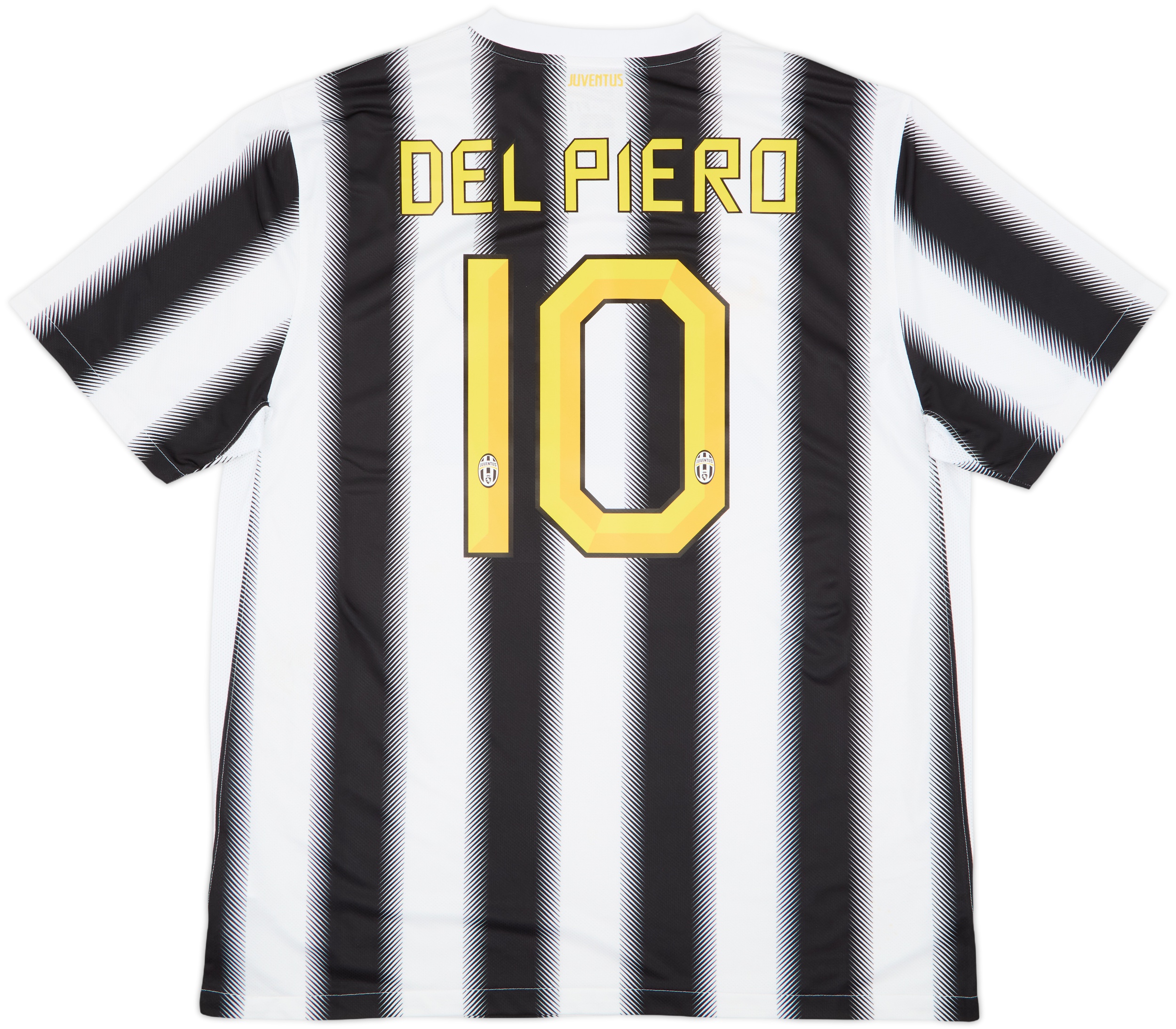 2011-12 Juventus Home Shirt Del Piero #10 - 7/10 - (XL)