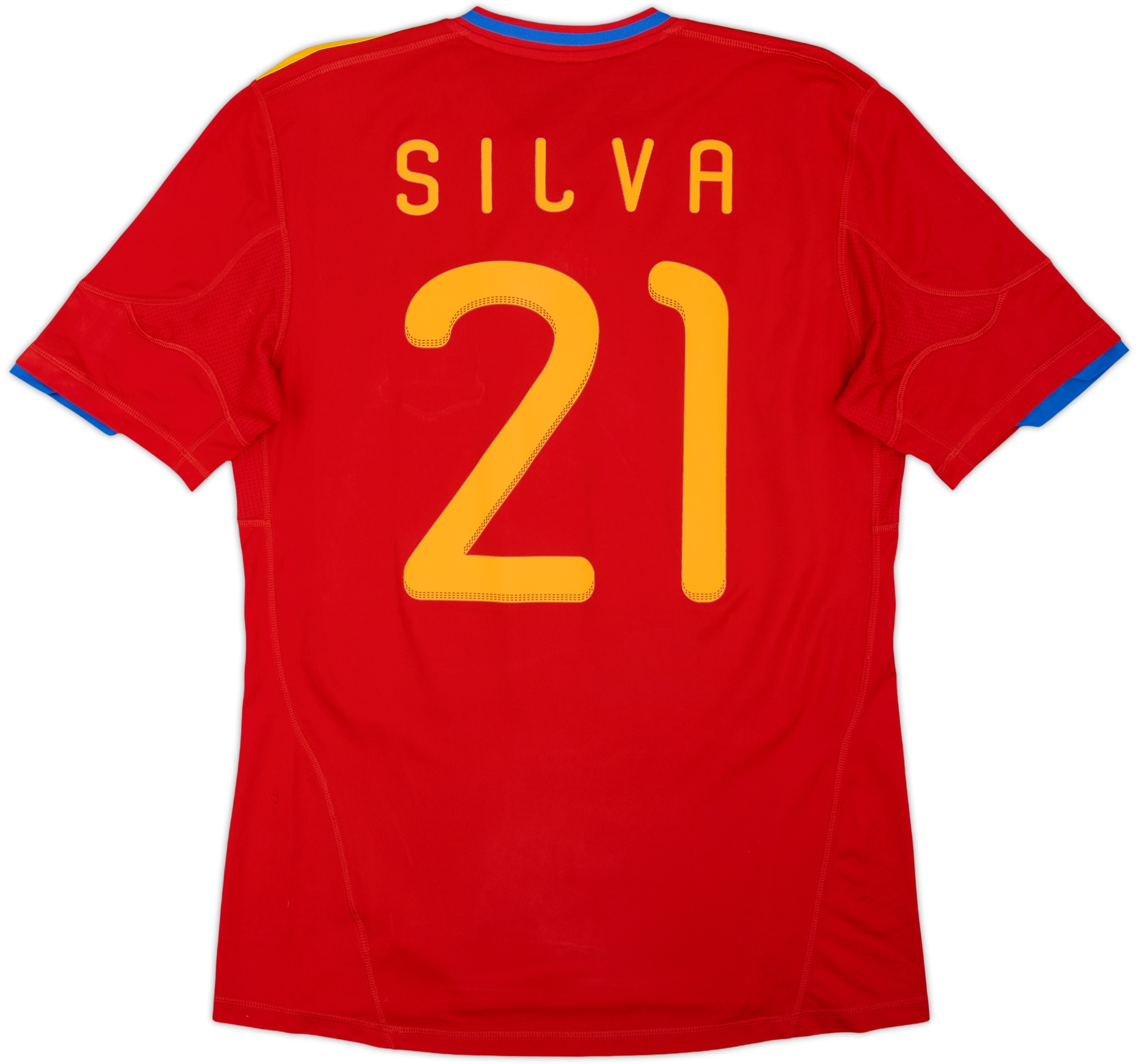 ウェア 2018 Spain  Shirt Silva 2018-19 Spain Player Issue Home L/S Shirt Silva #21 (S)