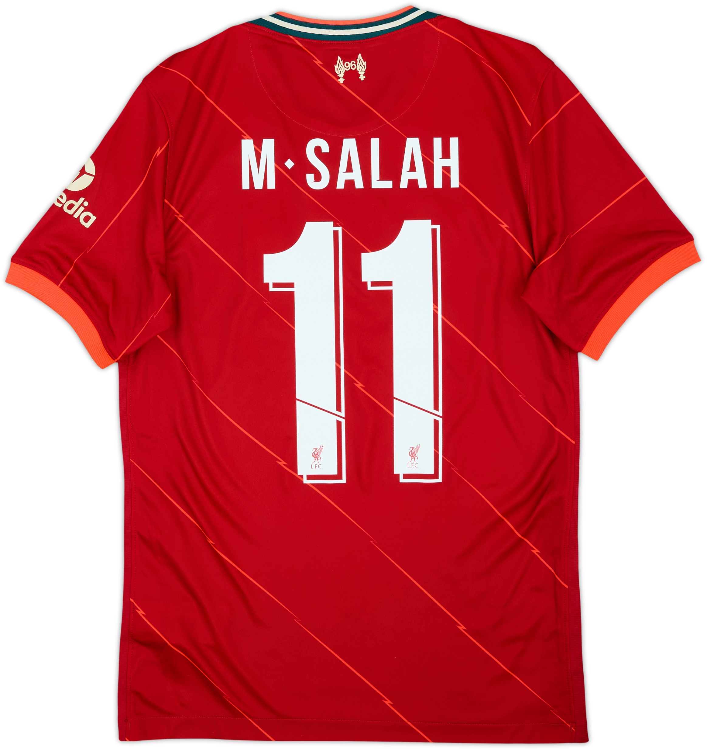 2021-22 Liverpool Home Shirt M.Salah #11 - 9/10 - (S)