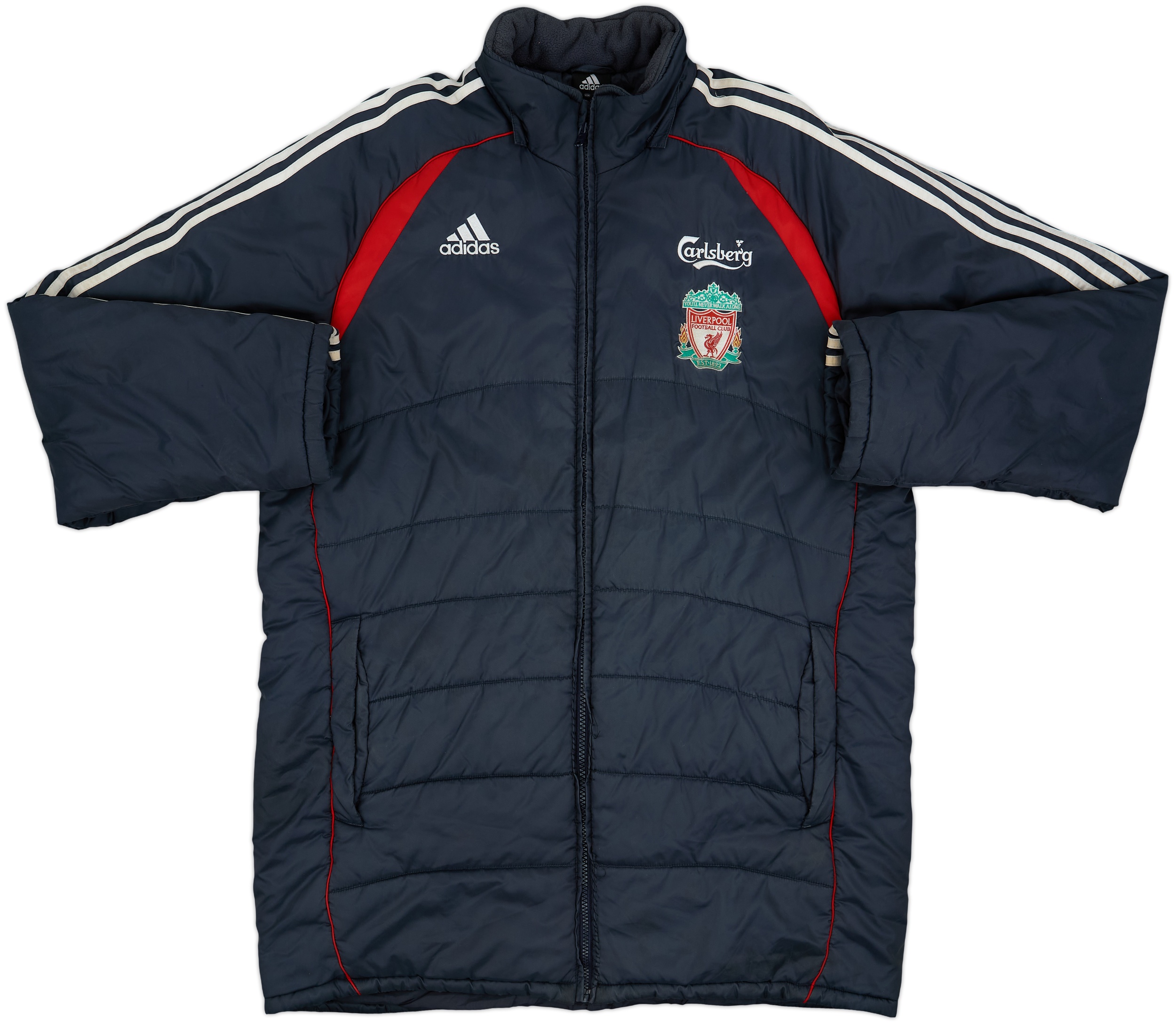 ウェア 09-10 Liverpool adidas Padded Bench Coat 2006-07 Liverpool adidas Padded Bench Coat - 5/10 - (L)