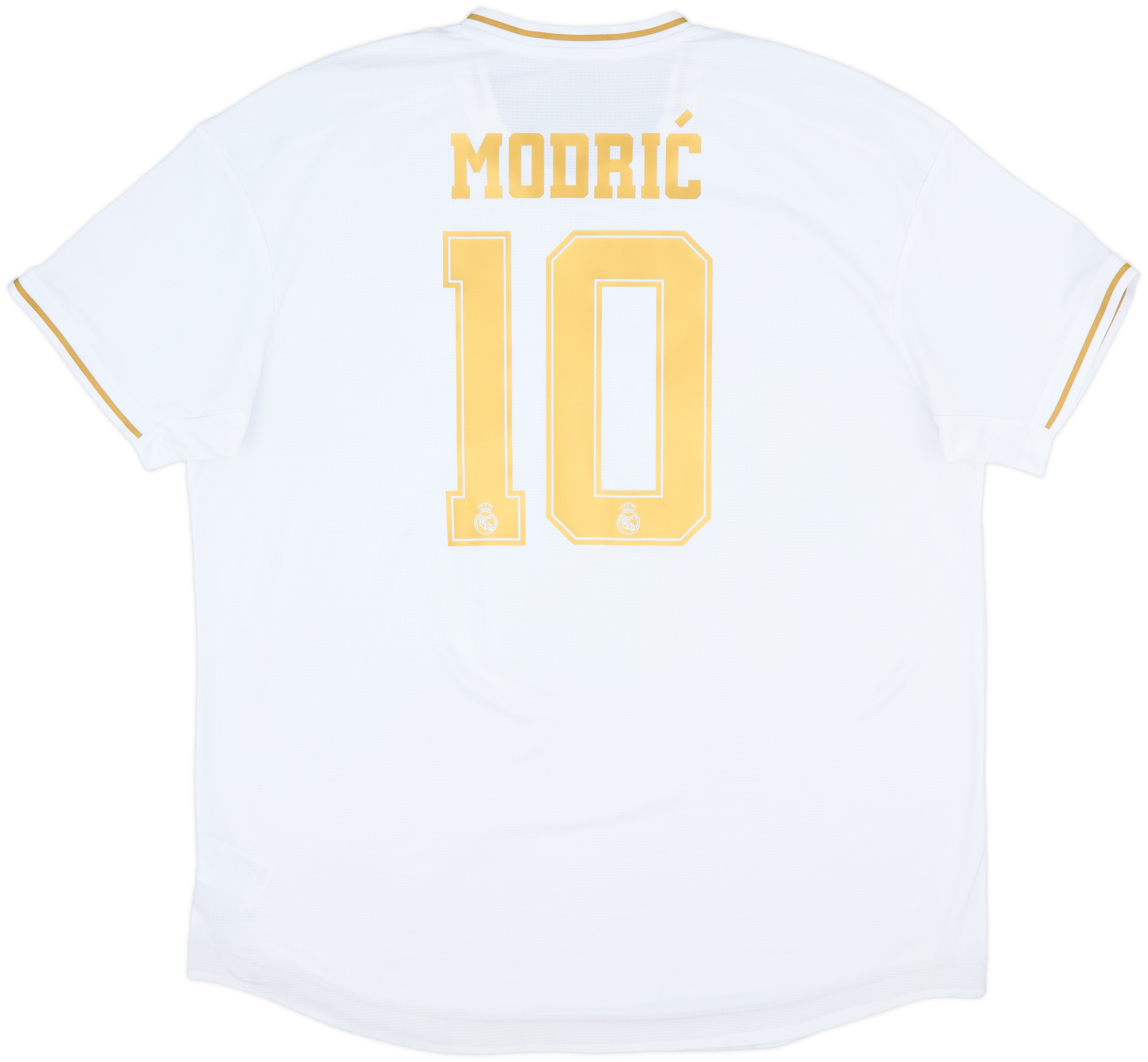 2019-20 Real Madrid Authentic Home Shirt Modric #10 - 9/10 - (XXL)