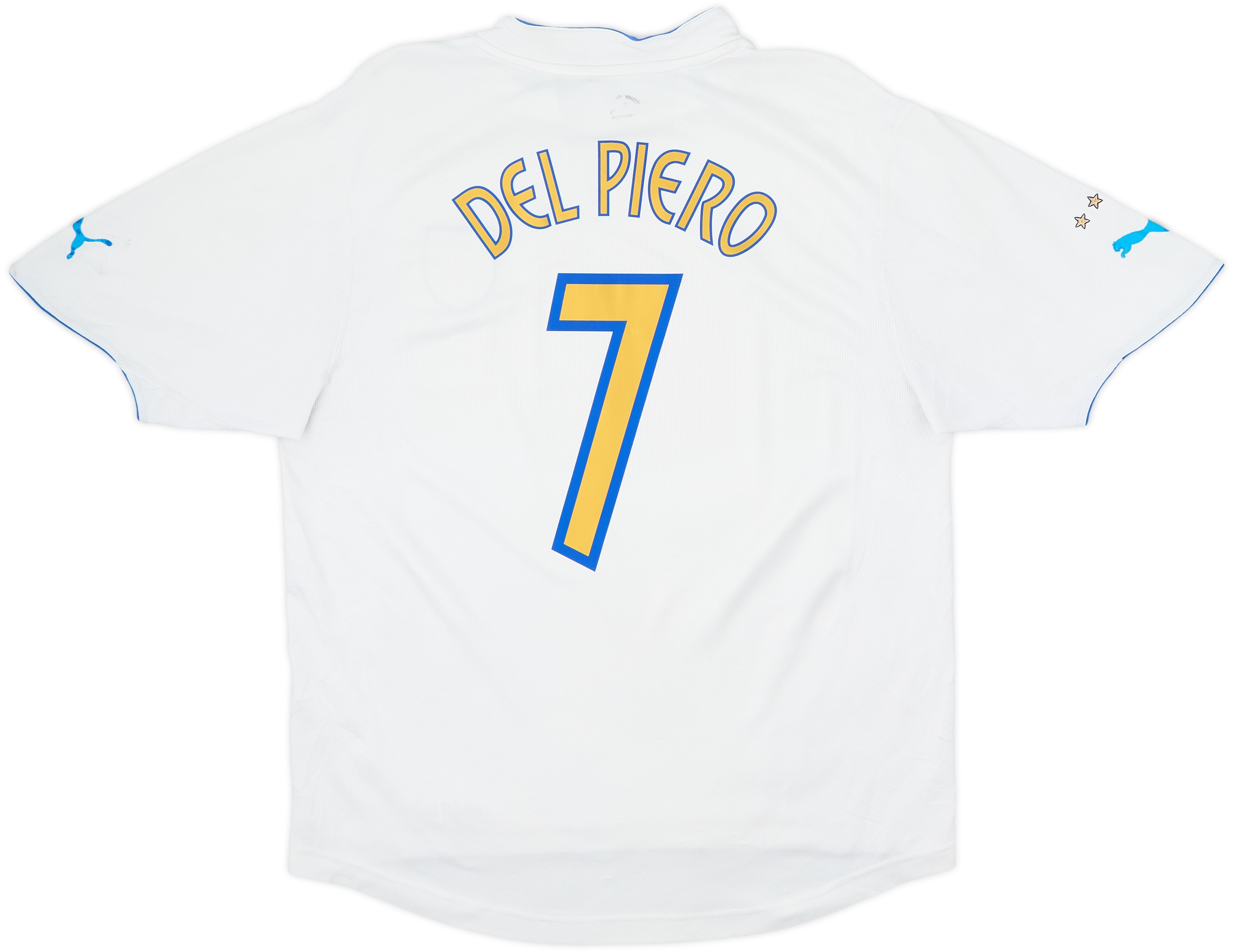 2003-04 Italy Away Shirt Del Piero #7 - 5/10 - (L)