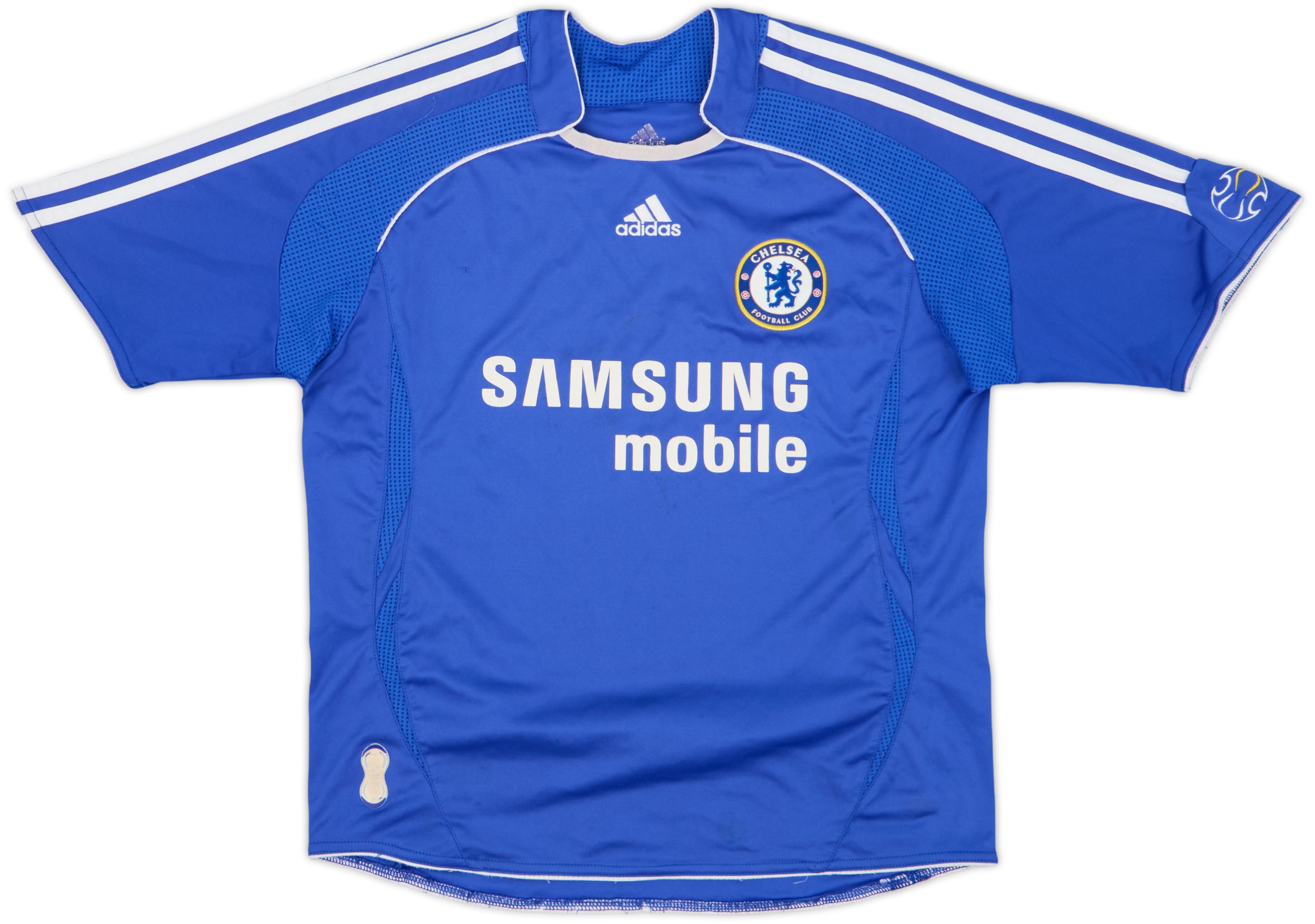 2006-07 adidas CHELSEA サッカーシャツ アウェイ 長袖 2006-08 Chelsea Home Shirt - 6/10 - (M.Boys)