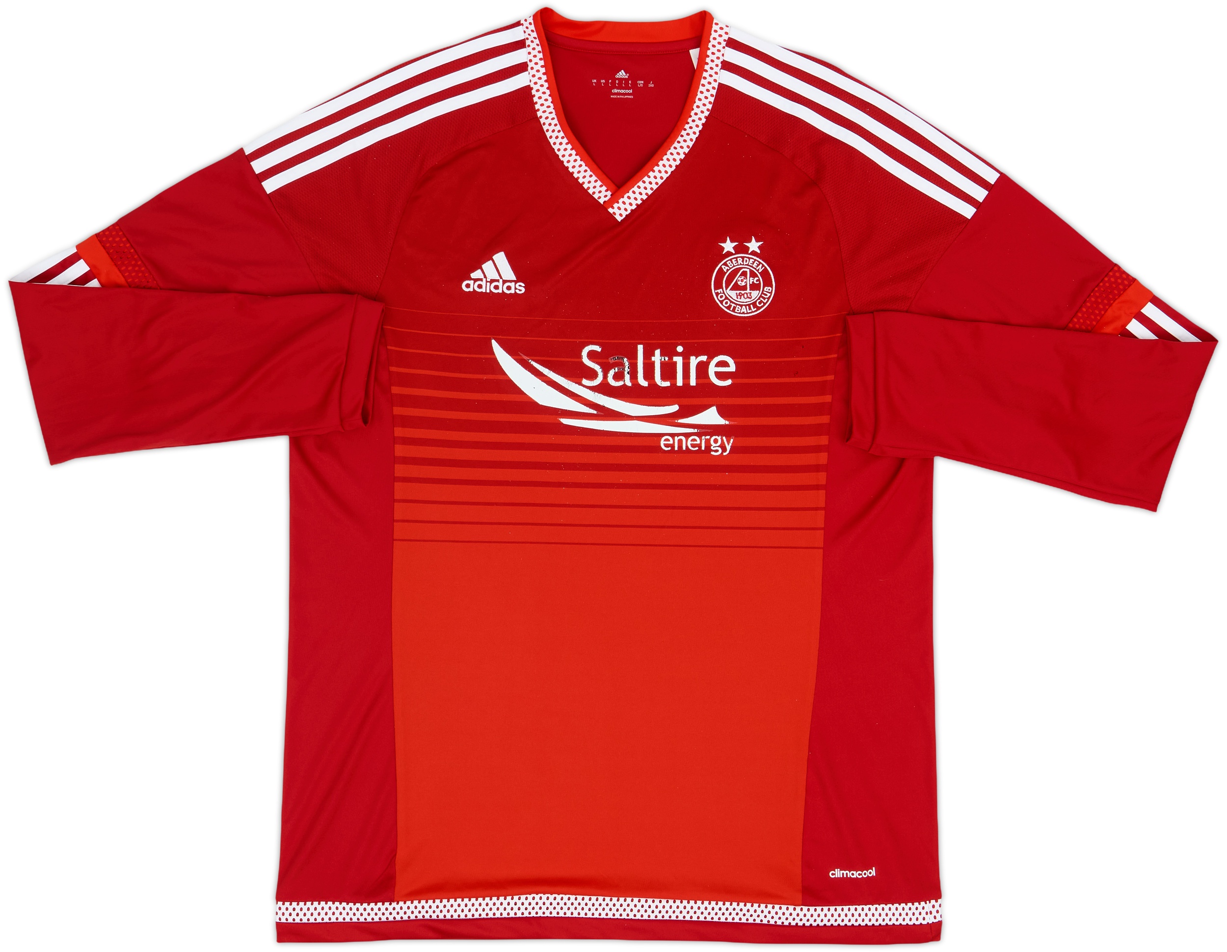 2015-16 Aberdeen Home L/S Shirt - 4/10 - (L)