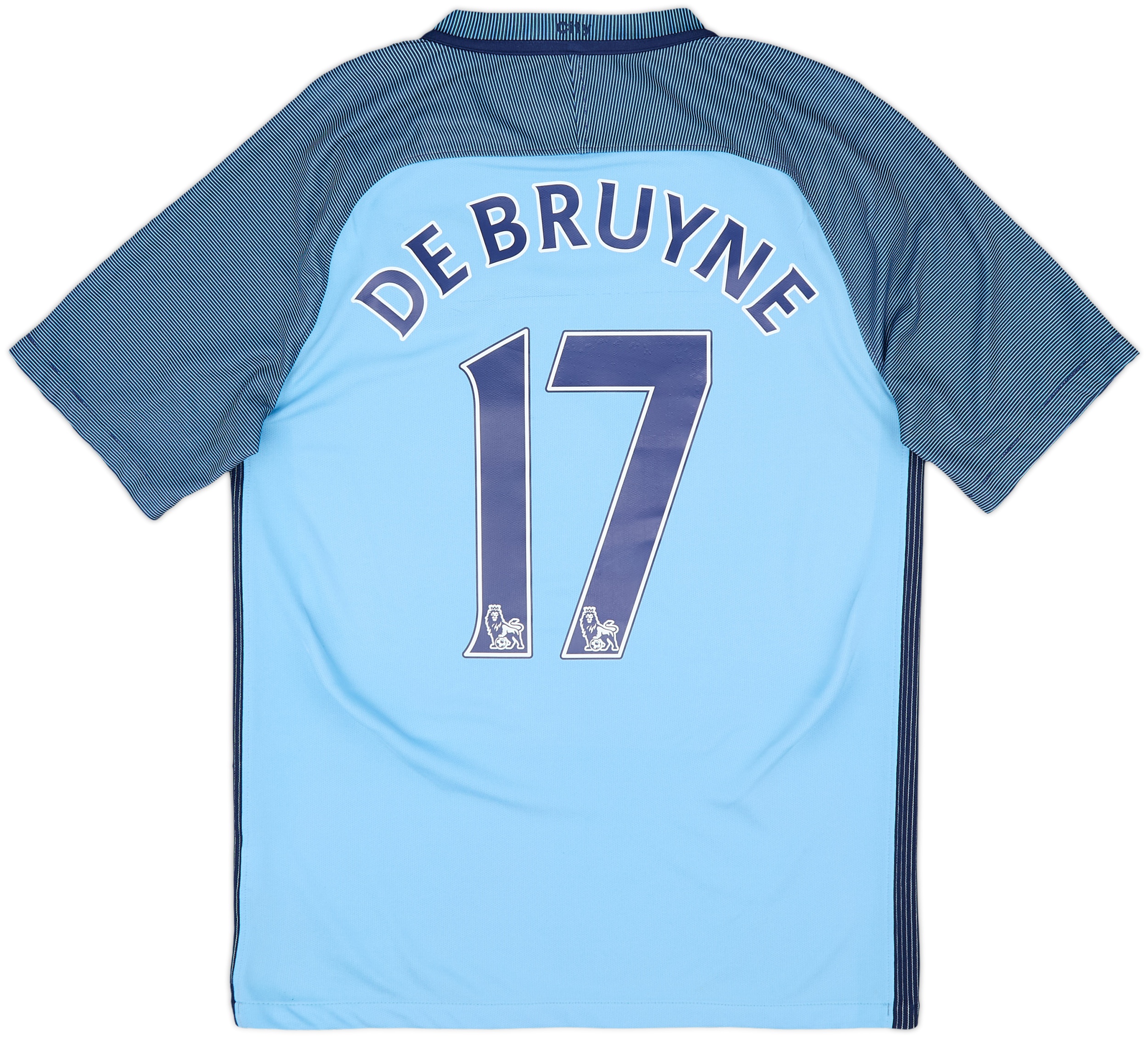 2016-17 Manchester City Home Shirt De Bruyne #17 - 6/10 - (S)