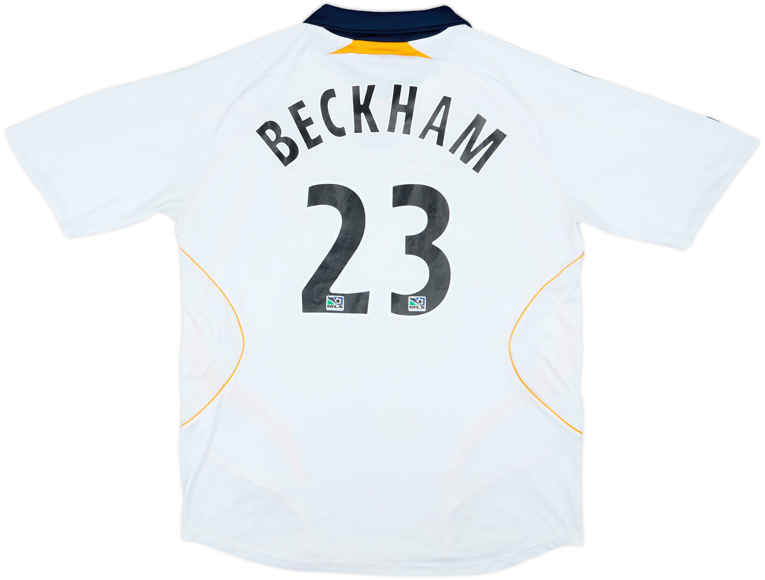 2007-08 LA Galaxy Home Shirt Beckham #23 - 6/10 - (XL)
