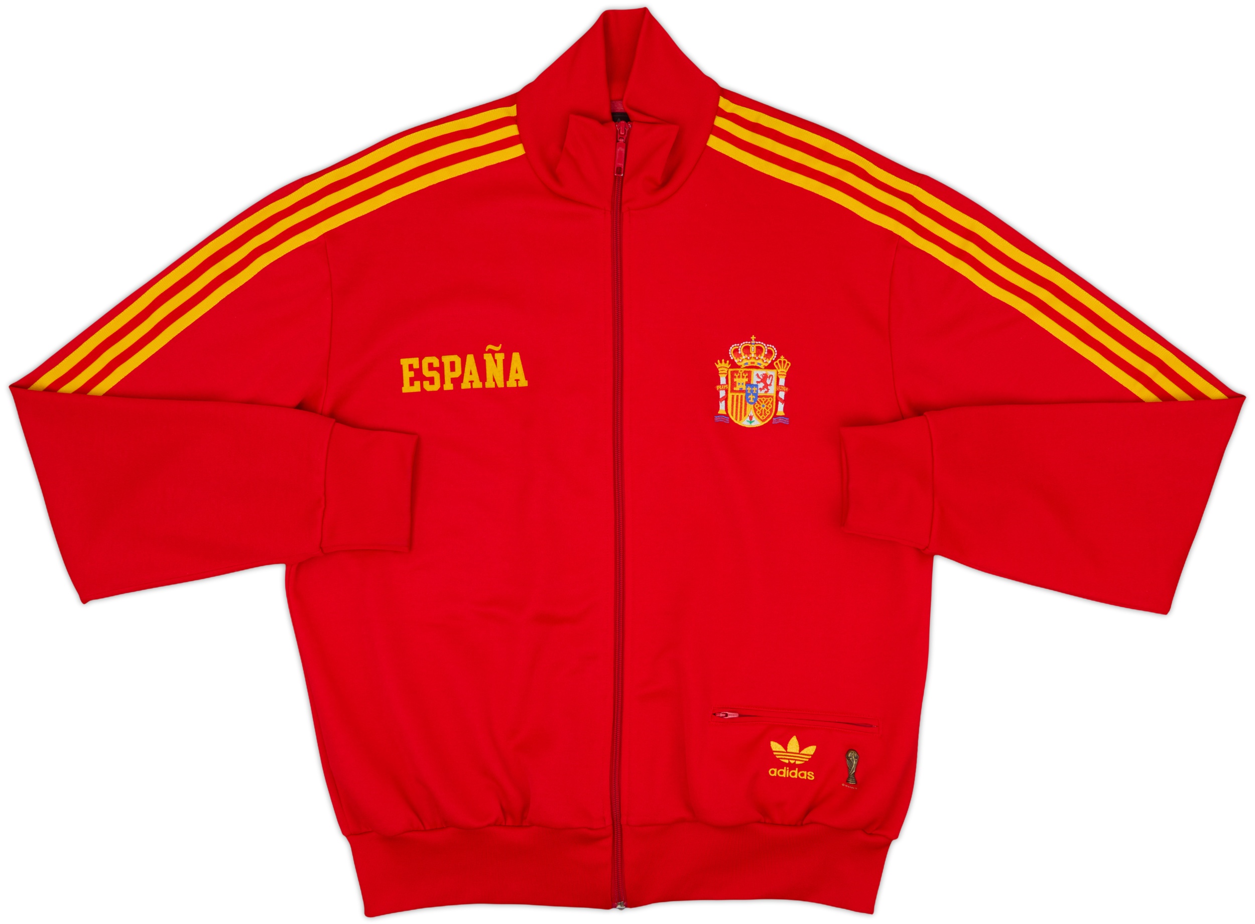 2006-07 Spain adidas Originals Retro Track Jacket - 8/10 - (XL)