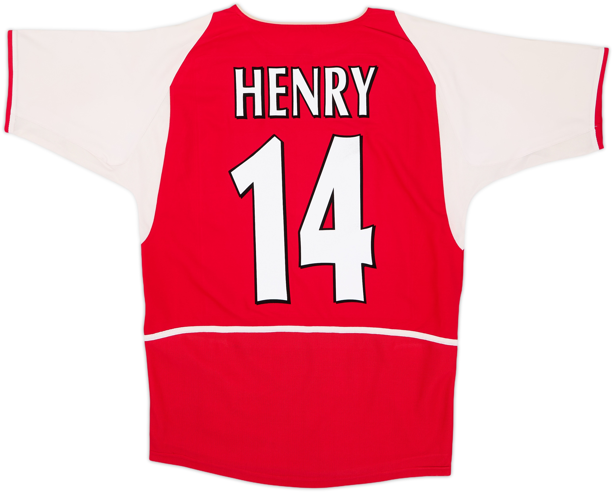 2002-04 Arsenal Home Shirt Henry #14 - 8/10 - (XL.Boys)